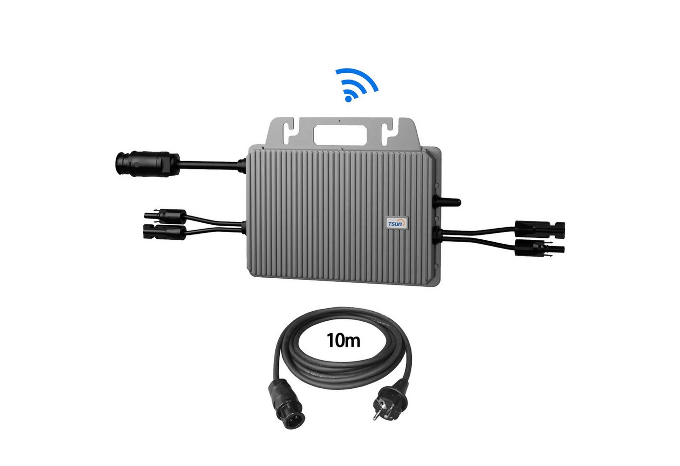 Thumbnail - Tsun Balkonkraftwerk 870W Balkonkraftwerke Tsun 800W Microinverter und 10M AC Kabel, 435,00 W, Monokristallin, (Packung,...