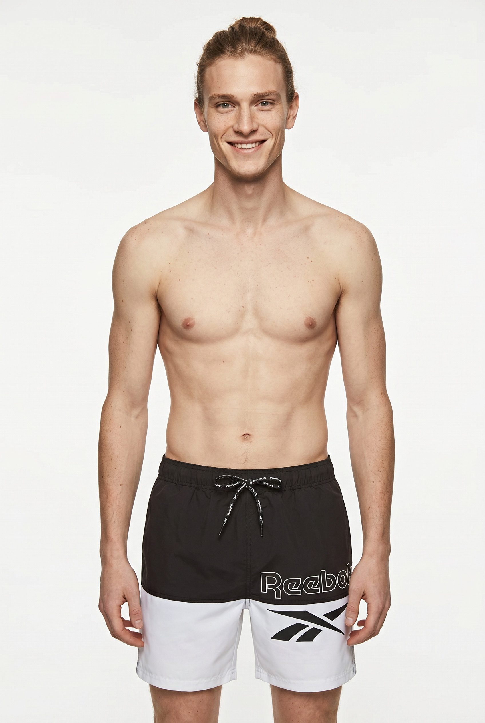 Reebok Badeshorts Rory (1-St) mit Kordelzug und elastischem Bund, mit Logo, schnell trocknend