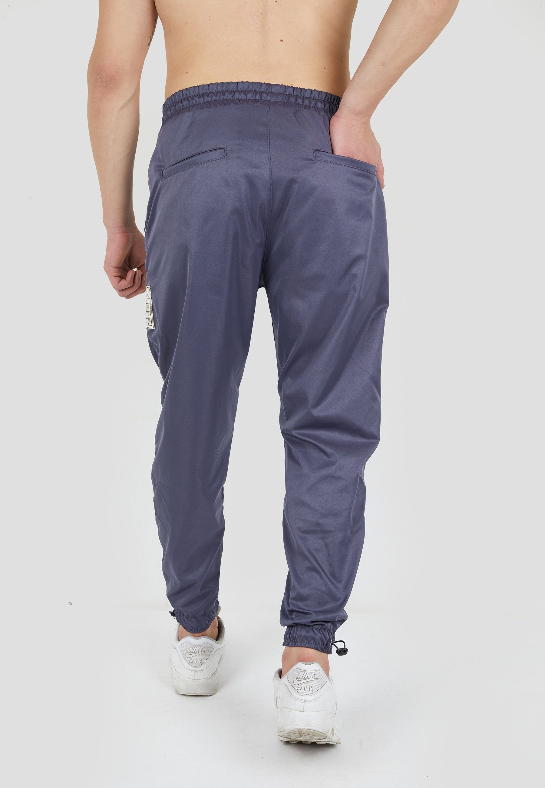 Tom Barron Bündchen grey Jogginghose mit elastischen