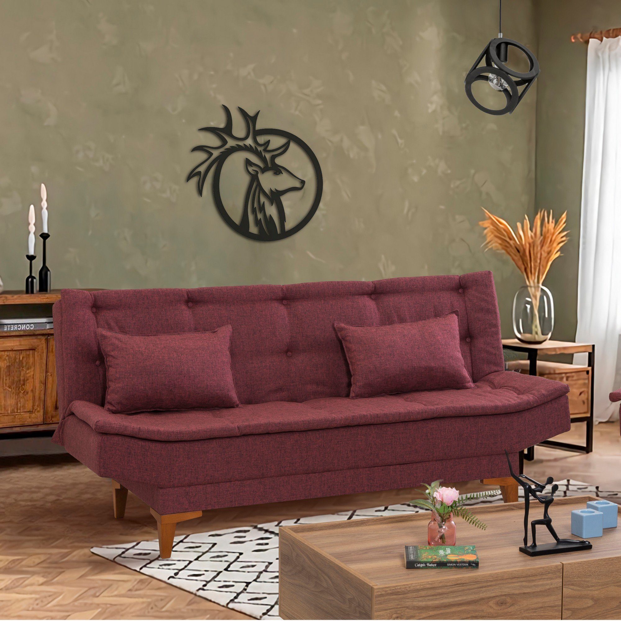 Decor UNQ1646-3-Sitz-Sofa-Bett Skye Sofa