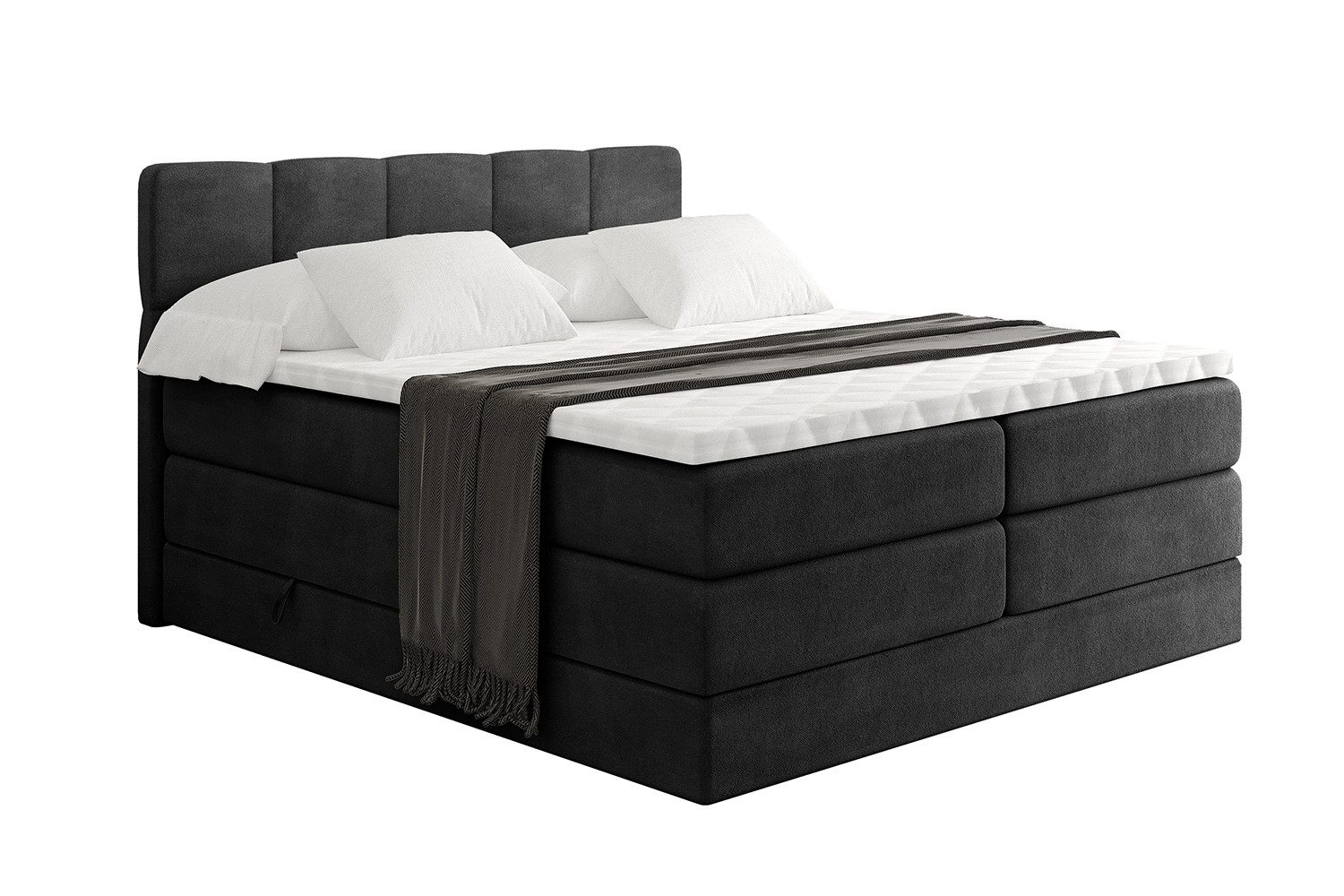 ALTDECOR Boxspringbett LIRO KING (Multipocket-Matratze H4, günstig online kaufen