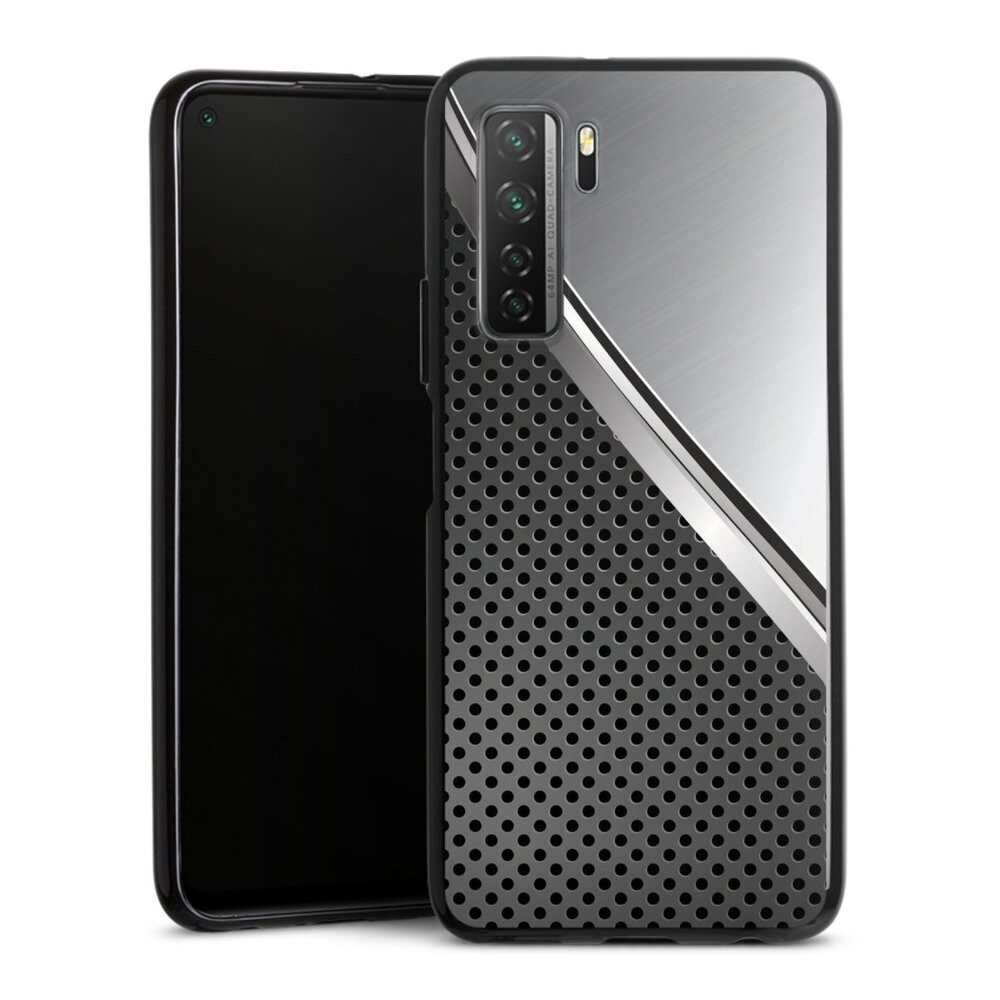 Handyhülle Carbon Stahl Metall Duo Metal Surface