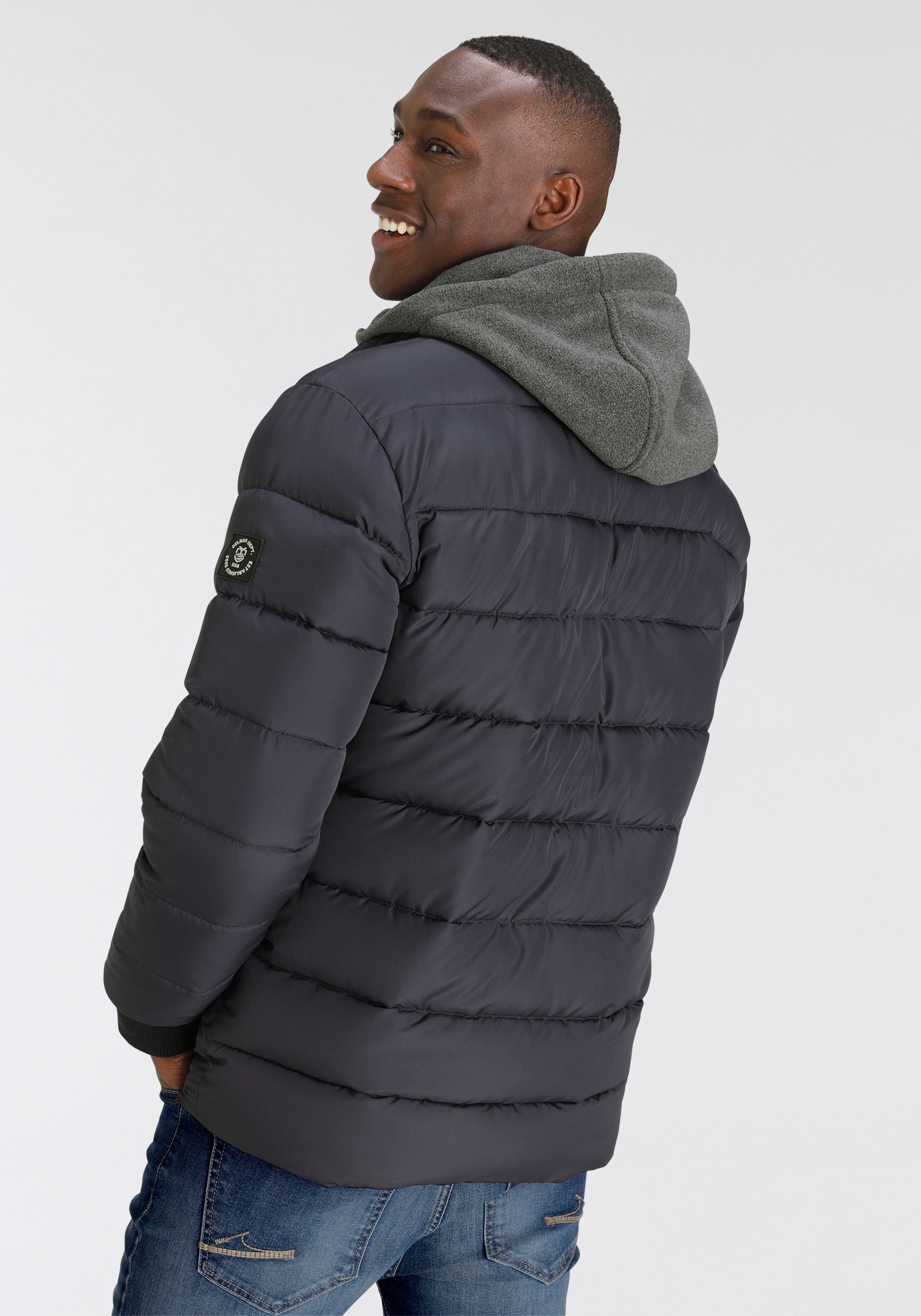 DELMAO Steppjacke für Übergang und kalte Tage, mit Fütterung, wasserabweisend