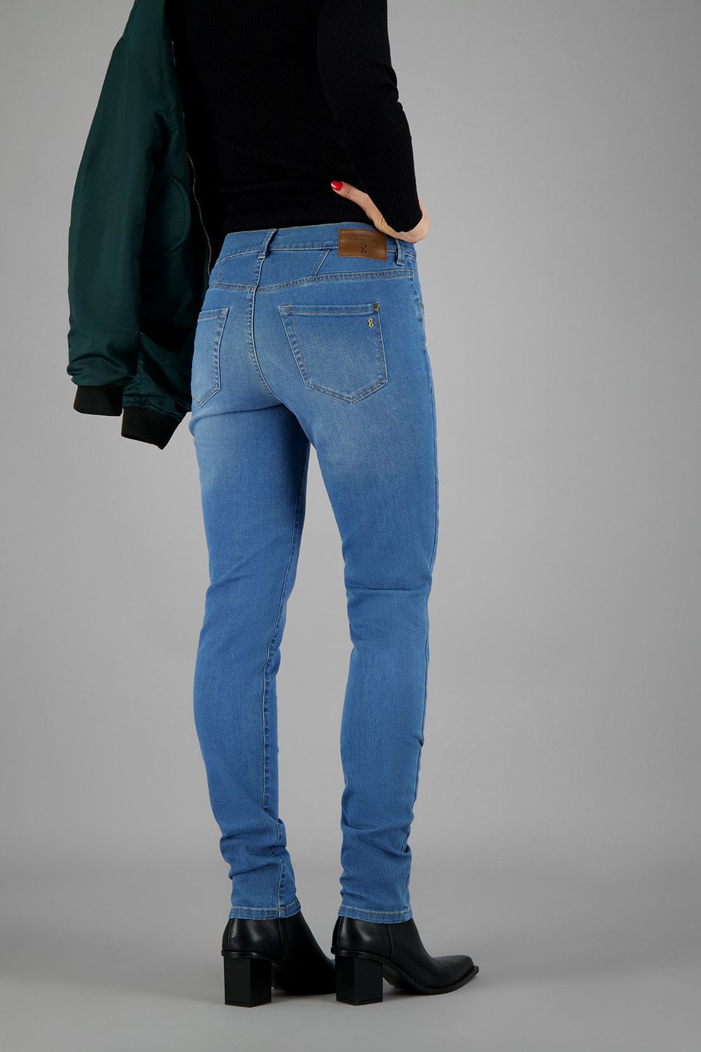 Atelier GARDEUR Slim-fit-Jeans ZURI122-670721-7167 Slim Fit Hose blau stone used Soft Stretch-Denim mit Lyocell für bequemen Sitz