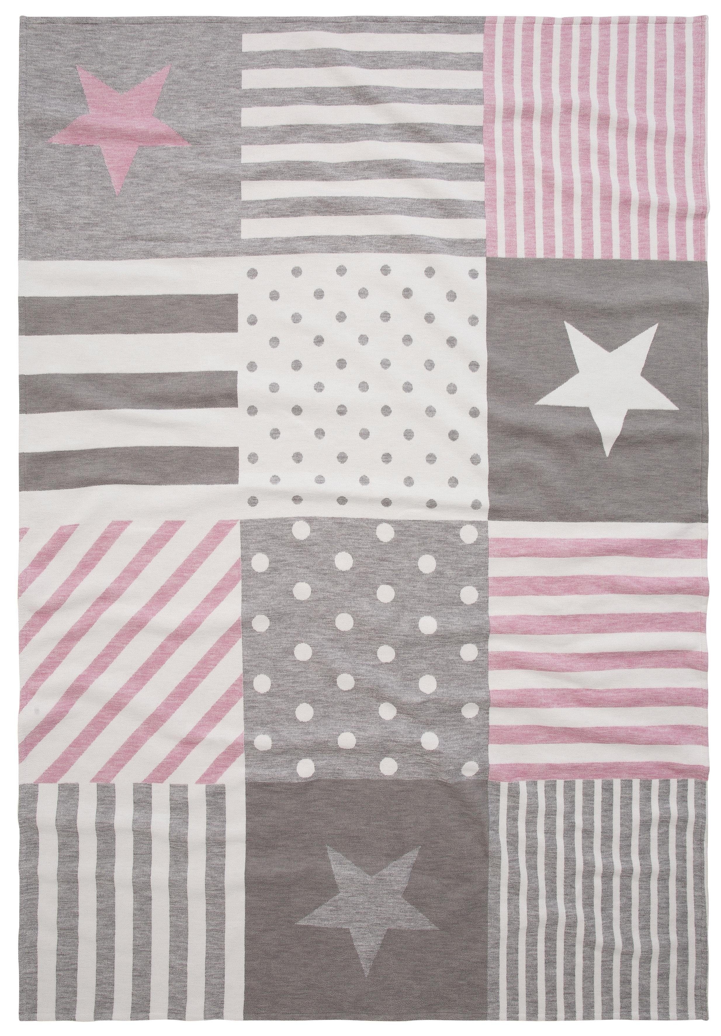 Kinderdecke Stern, Lüttenhütt, aus Bio-Baumwolle, Kuscheldecke. Reduzierter Preis € 37,99. Unverbindliche Preisempfehlung € 69,99