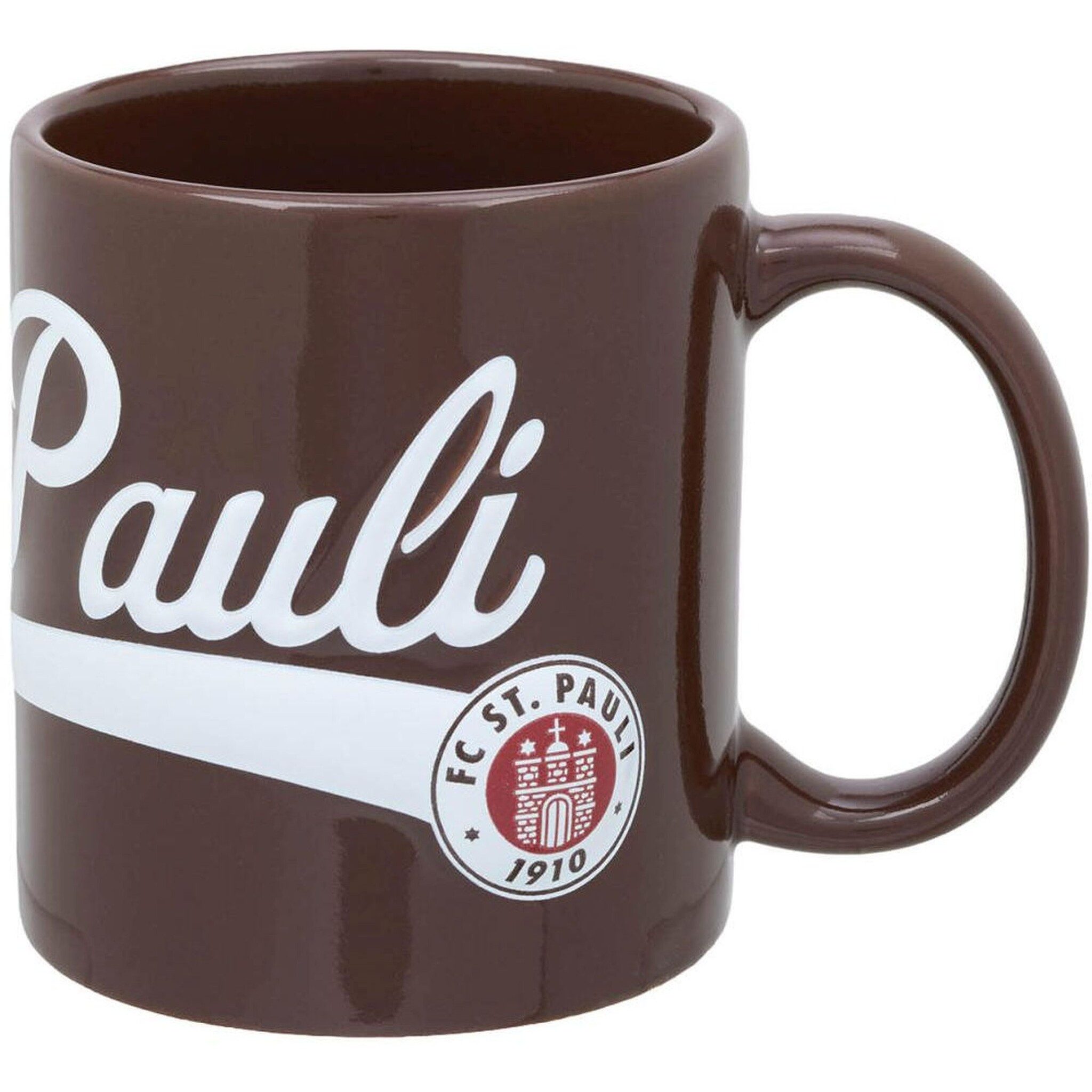 FC St. Pauli Becher FC St. Pauli - Kaffeebecher Sankt Pauli - braun, Keramik