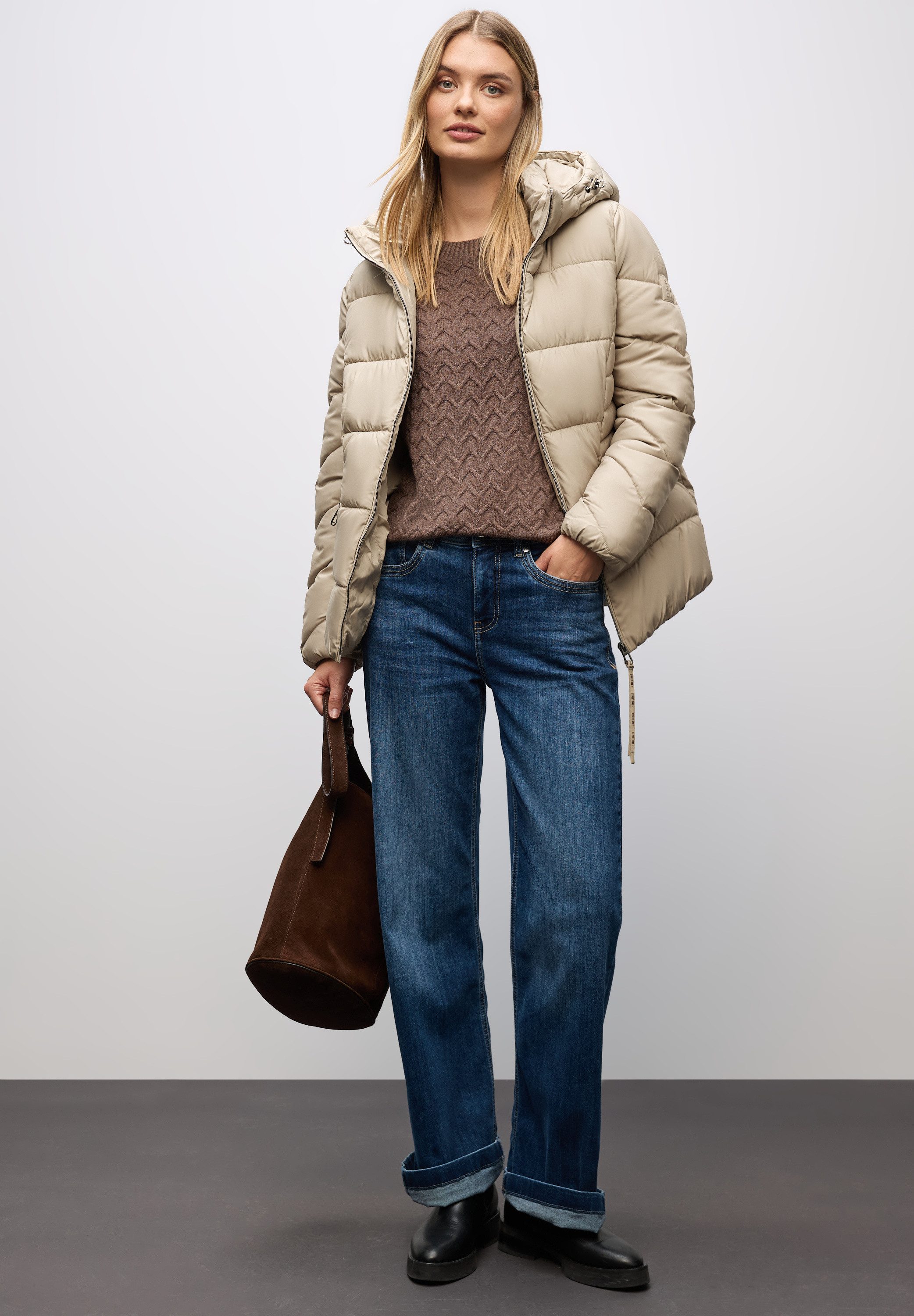 STREET ONE Steppjacke mit Kapuze