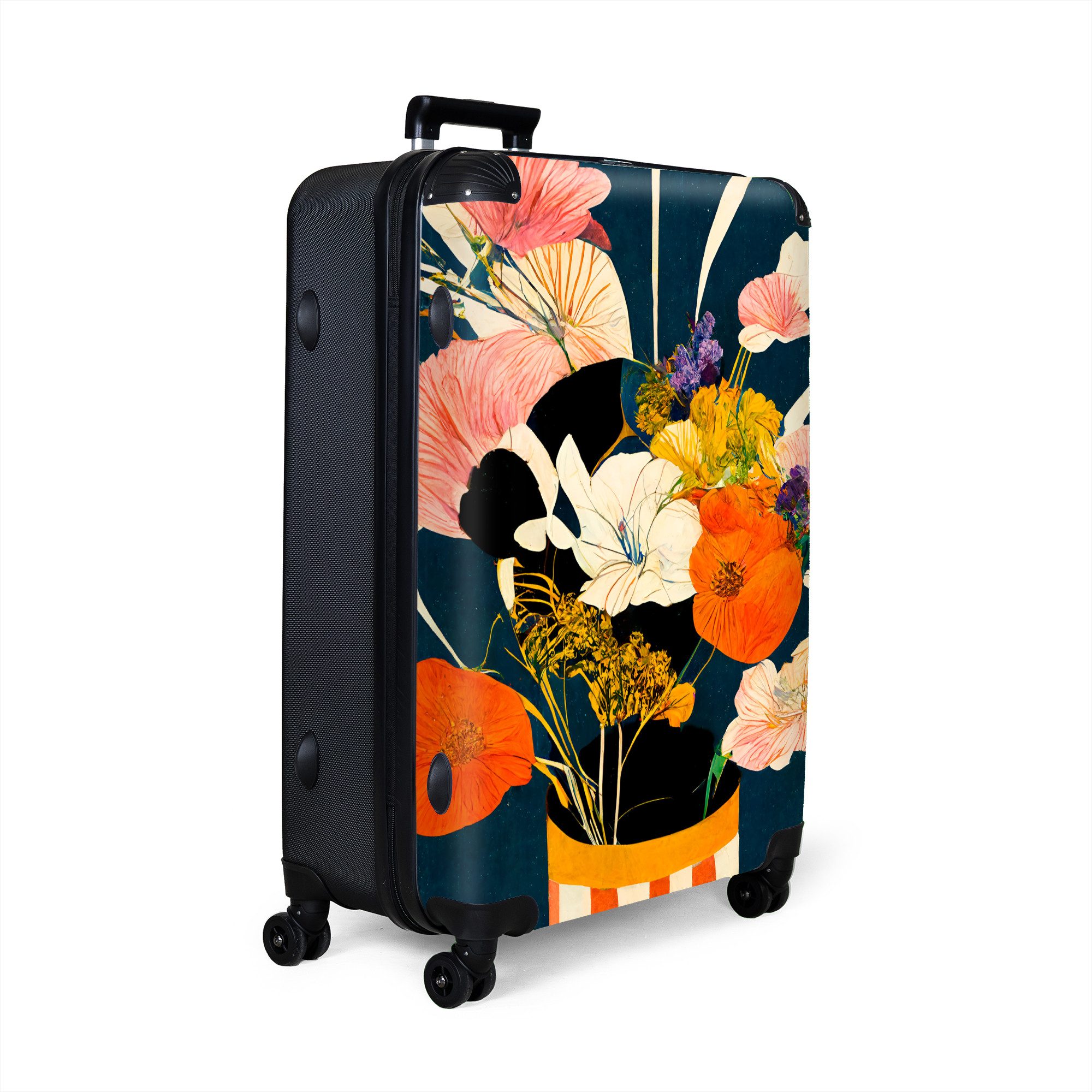 NoBoringSuitcases.com© Hartschalen-Trolley Blumen - Vase - günstig online kaufen
