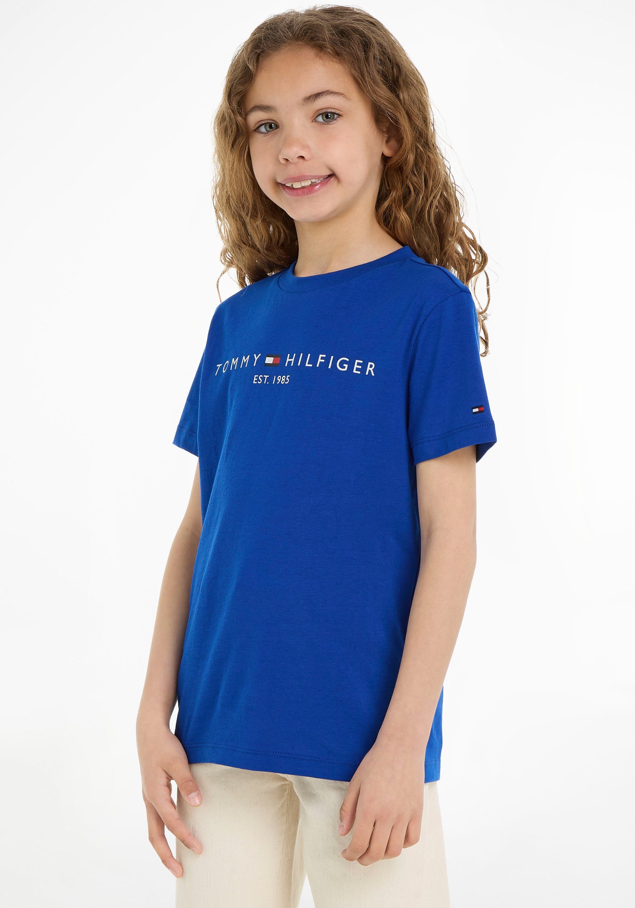 Jahre blue bis U TEE ESSENTIAL Tommy Hilfiger 16 ultra Kinder S/S T-Shirt