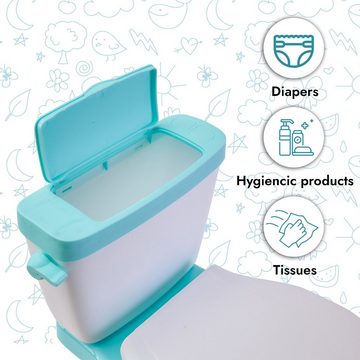 wuuhoo Toilettentrainer Mini Toilette Pingu für kleine Kinder, Töpfchen und Kinder-WC für Babys und Kleinkinder