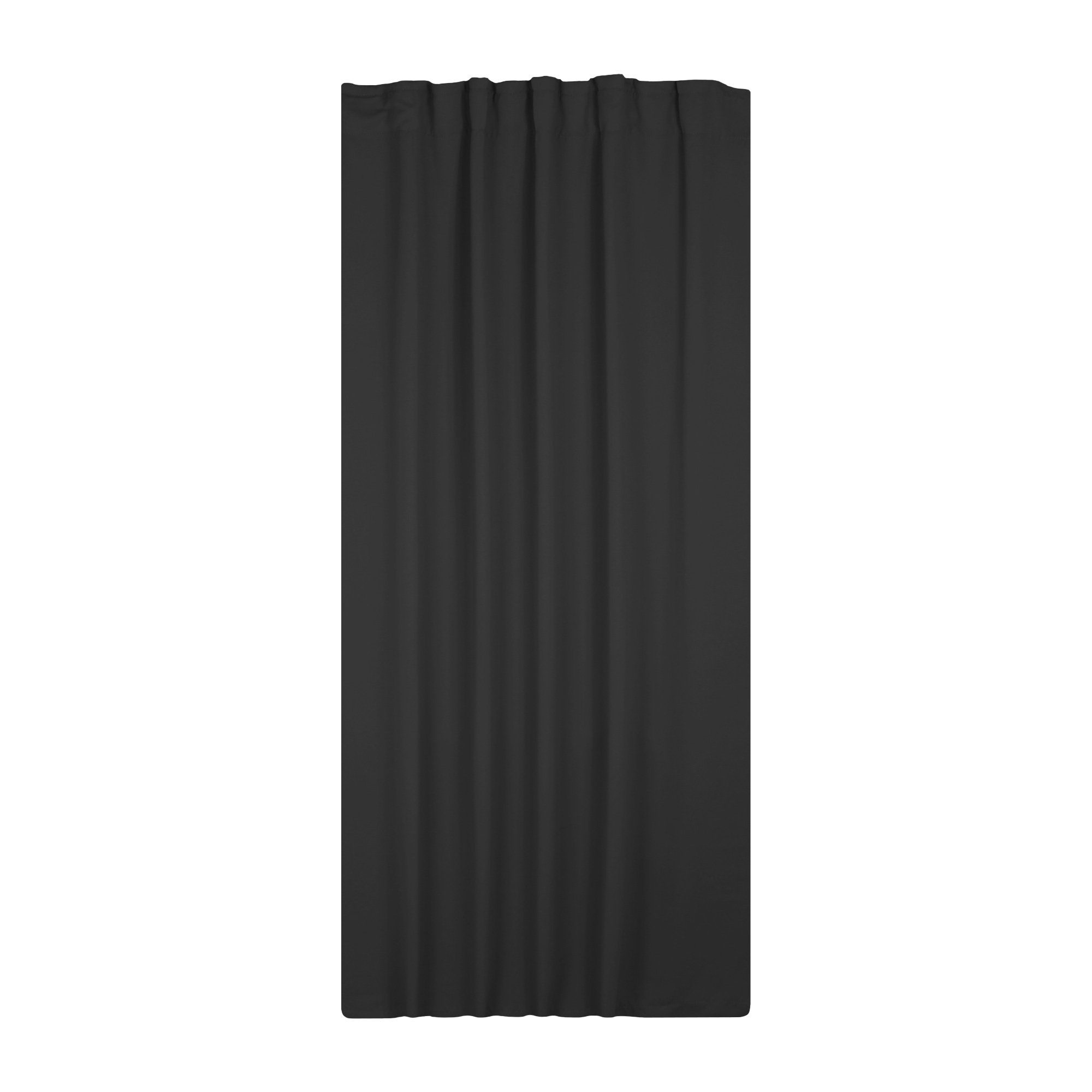 Verdunkelungsvorhang Verdunklungsgardine Blackout Kräuselband Vorhang blickdicht 135 x 245, Haus und Deko, Kräuselband (1 St), abdunkelnd, Polyester