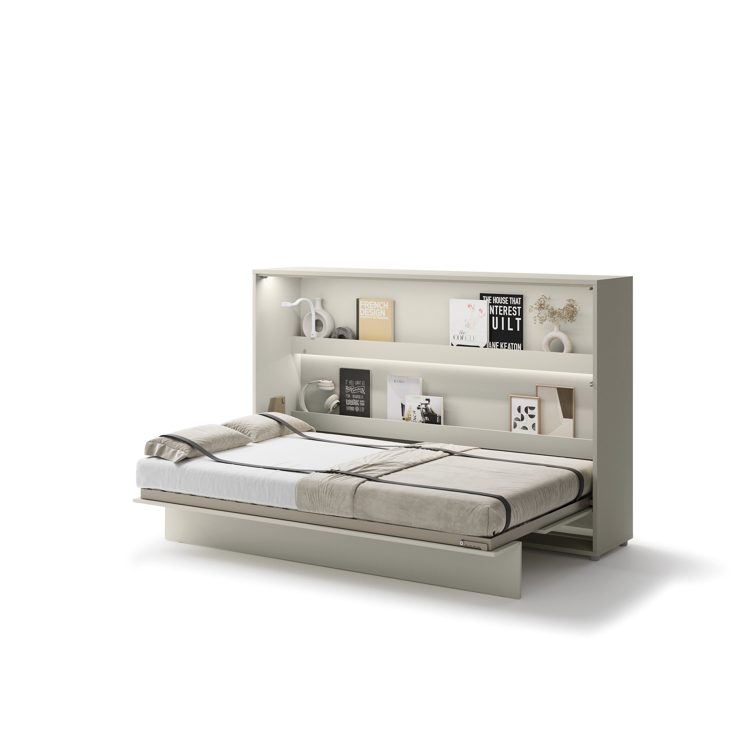yourhouse24 Schrankbett Bed Concept BC-05 120x200 Schrankbett Horizontal Gästebett Kashmir