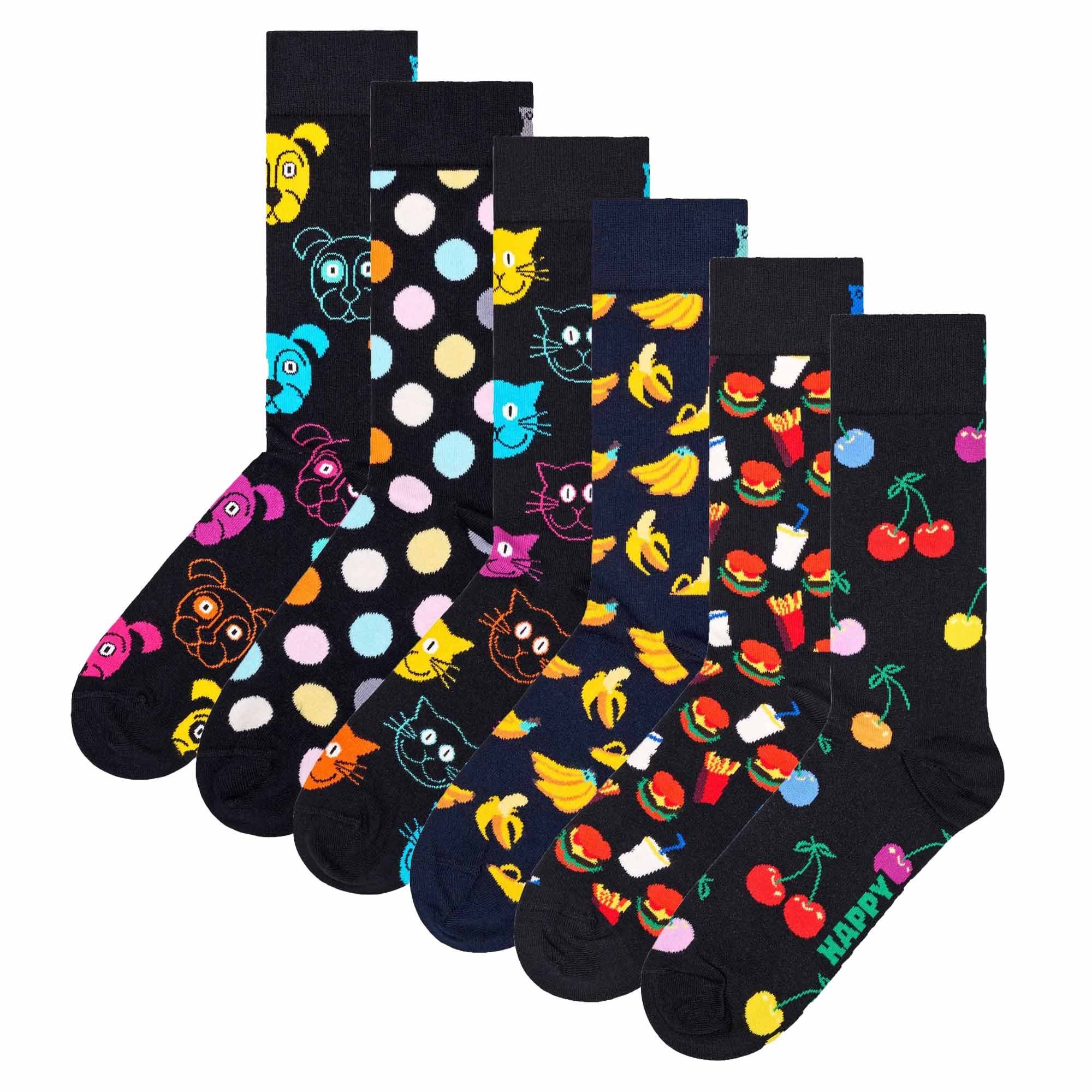 Happy Socks Kurzsocken Unisex Socken 6er Pack Baumwolle (Packung, 6er Pack) günstig online kaufen