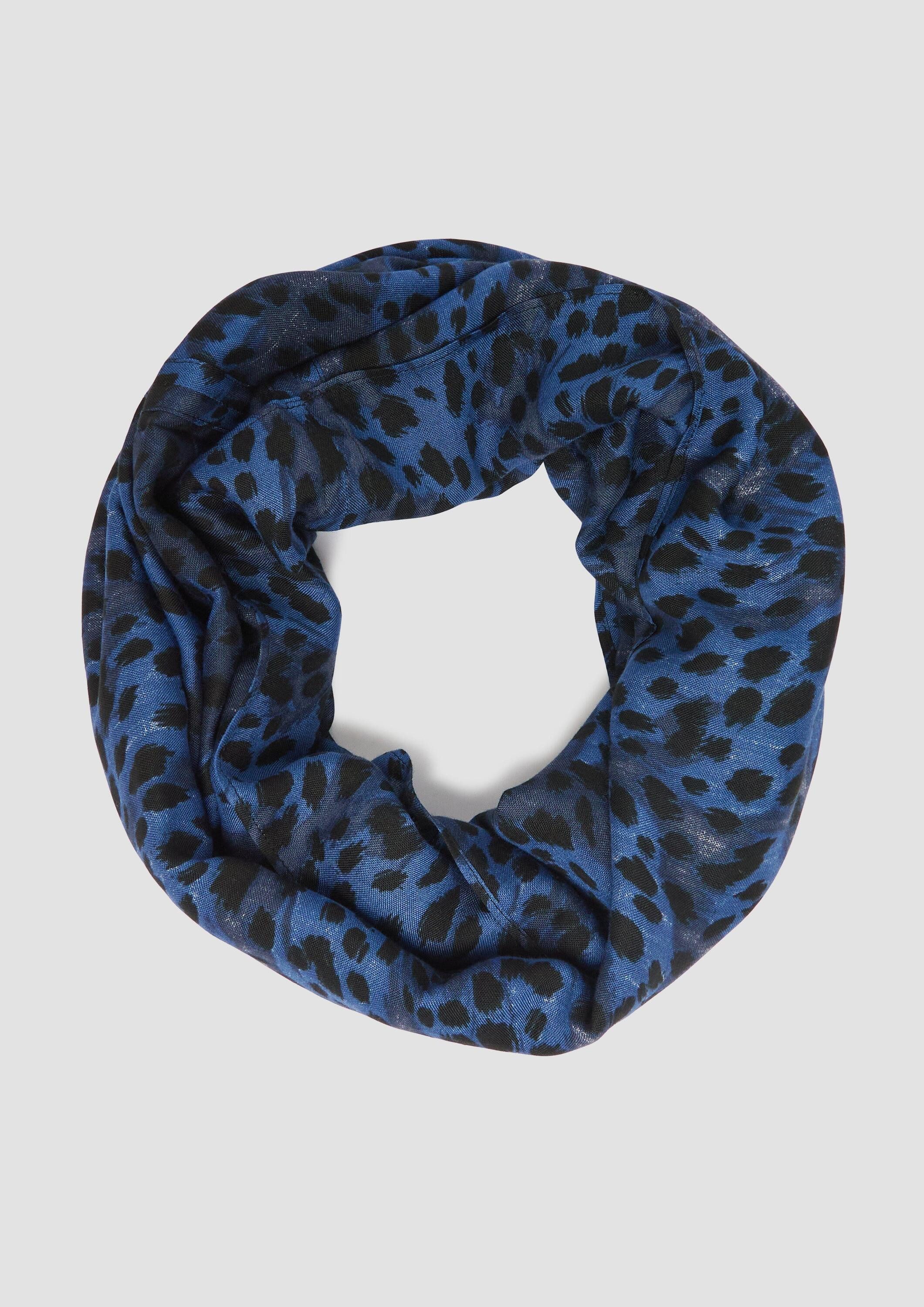 s.Oliver Loop Snood, Snood mit Leo-Print günstig online kaufen