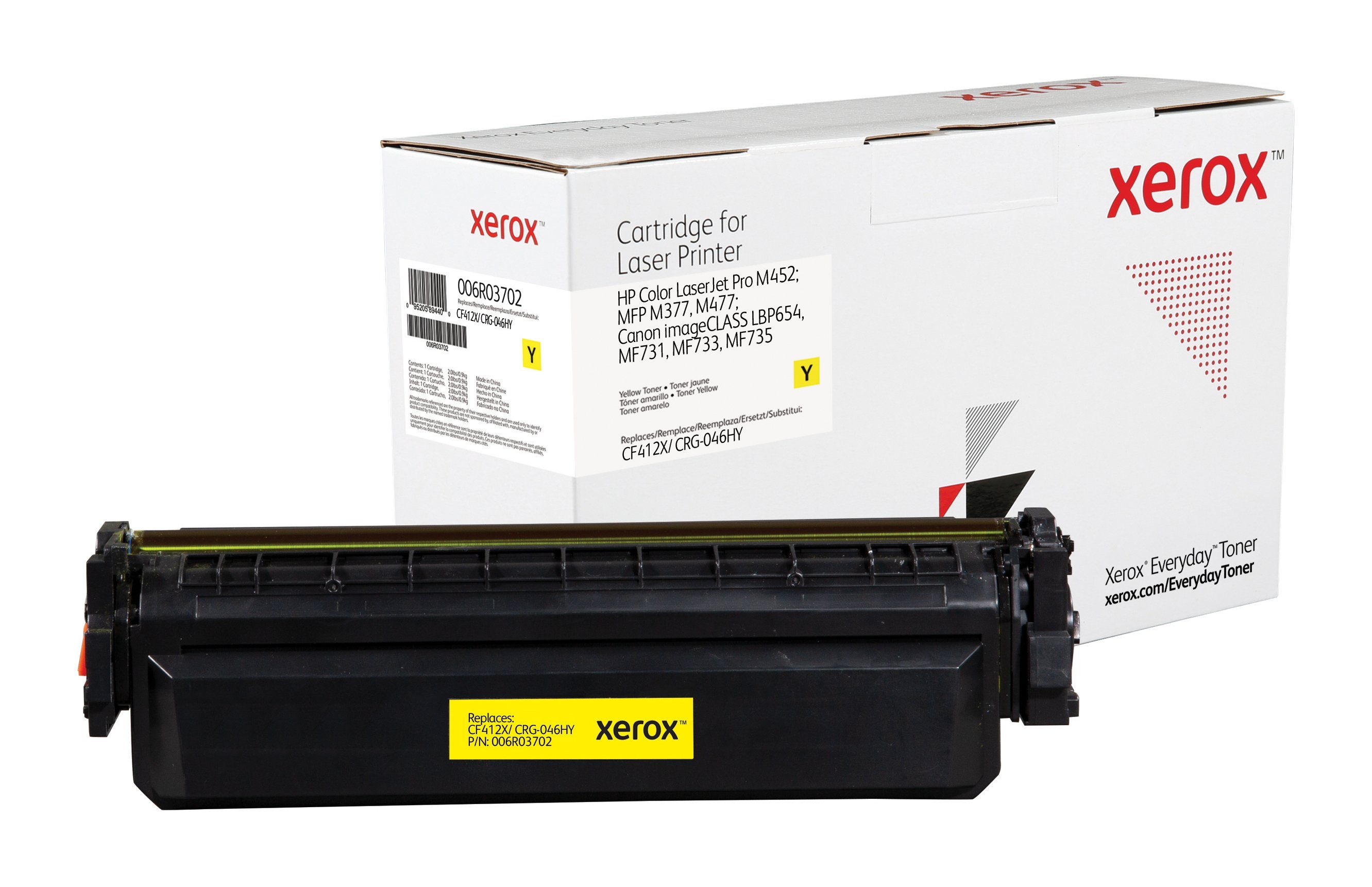 Xerox Tonerpatrone Everyday Gelb Toner kompatibel mit HP 410X (CF412X/ CRG-046HY)