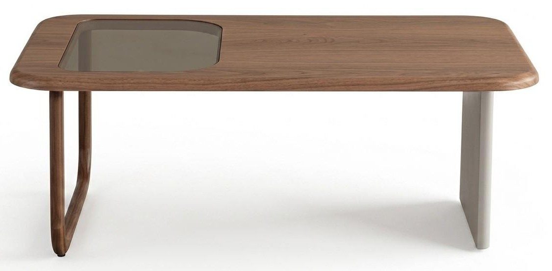 Xlmoebel Couchtisch Couchtisch Stil modern braun rechteckig Wohnzimmer kompakt (1-St., 1-tlg)