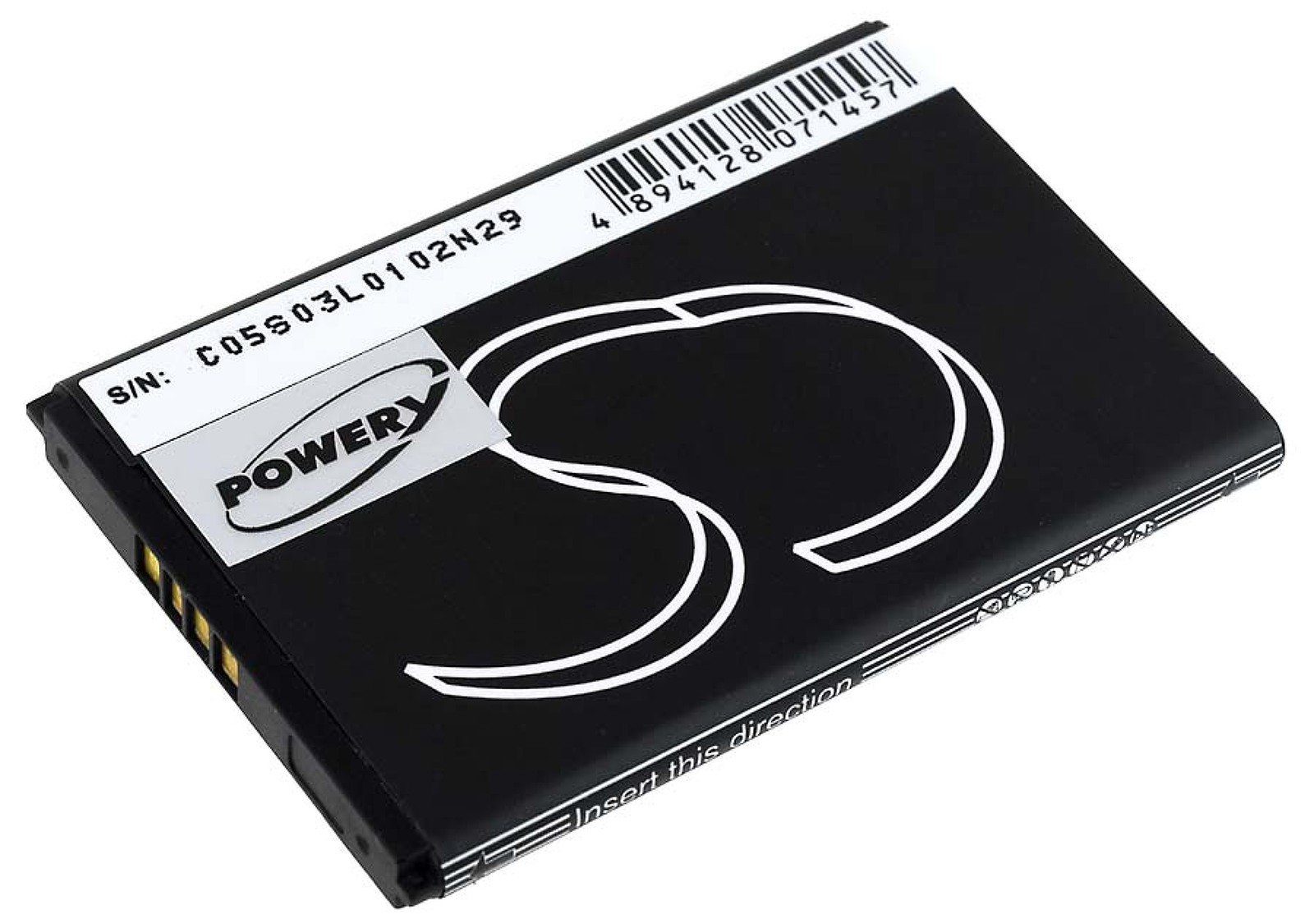 Powery Akku für Alcatel One Touch 995 Handy-Akku 1500 mAh (3.7 V)