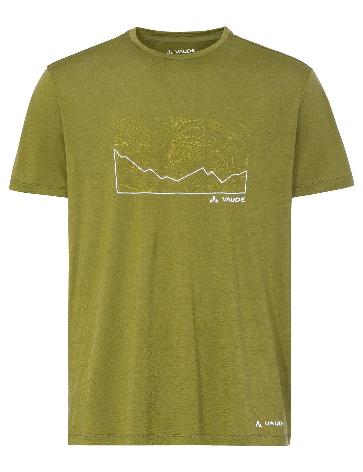 VAUDE T-Shirt Men's Tekoa Wool T-Shirt (1-tlg) schnelltrocknendes und funktionelles Shirt