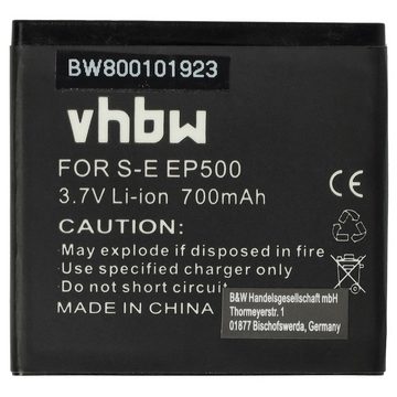 vhbw kompatibel mit Sony-Ericsson U5i Vivaz, U5i Cosmic, U8i, U8, U8i Vivaz Smartphone-Akku Li-Ion 700 mAh (3,7 V)