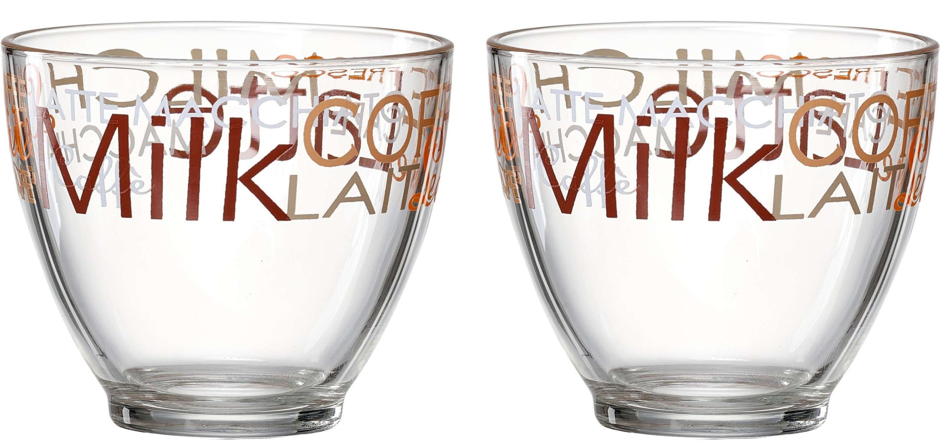 Ritzenhoff & Breker Gläser-Set Milano Müslischalen-Set 2tlg. 820867, Glas, Inklusive Geschenkkarton