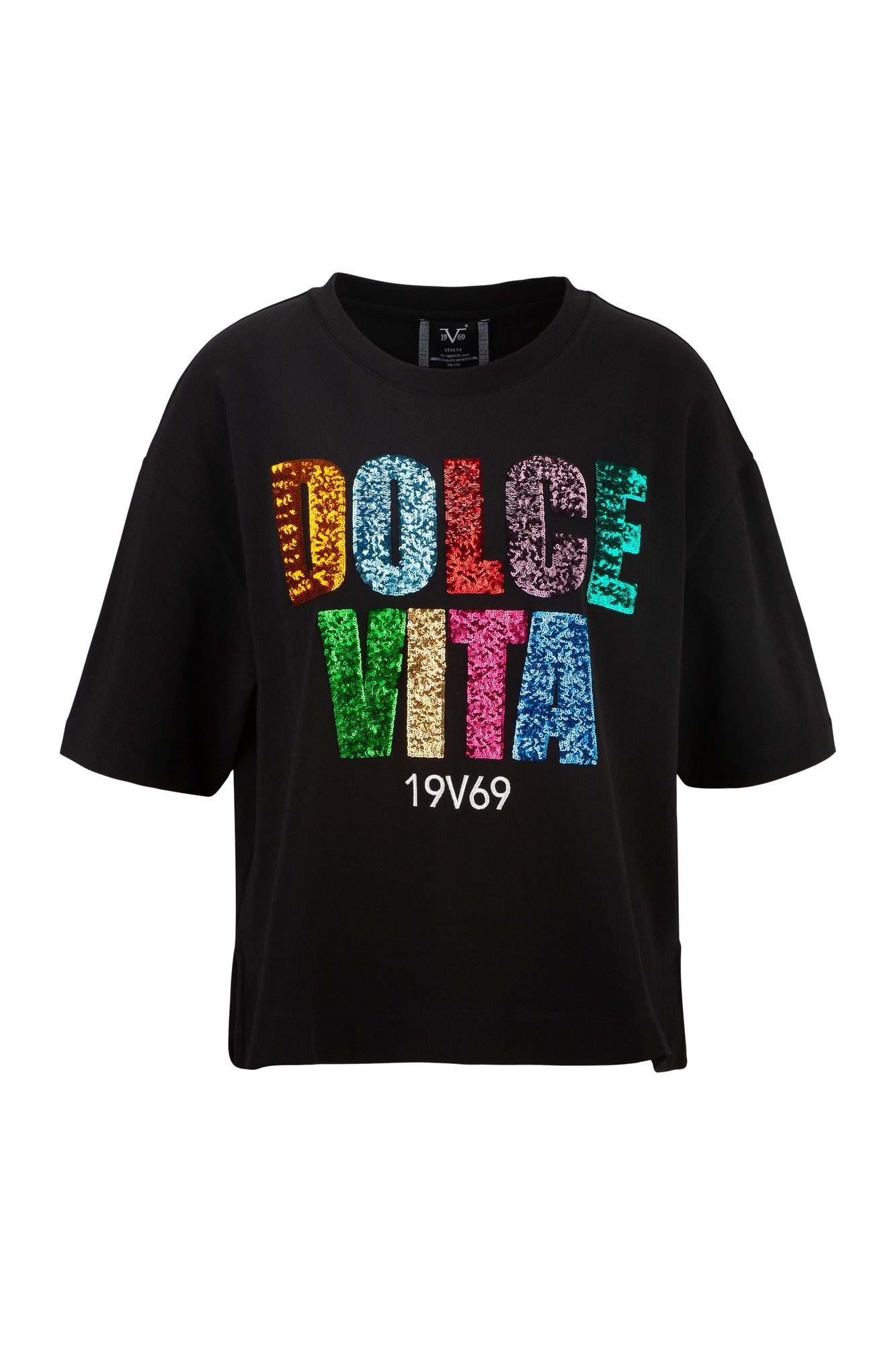 19V69 ITALIA T-Shirt PETONIA SEQUINS mit günstig online kaufen