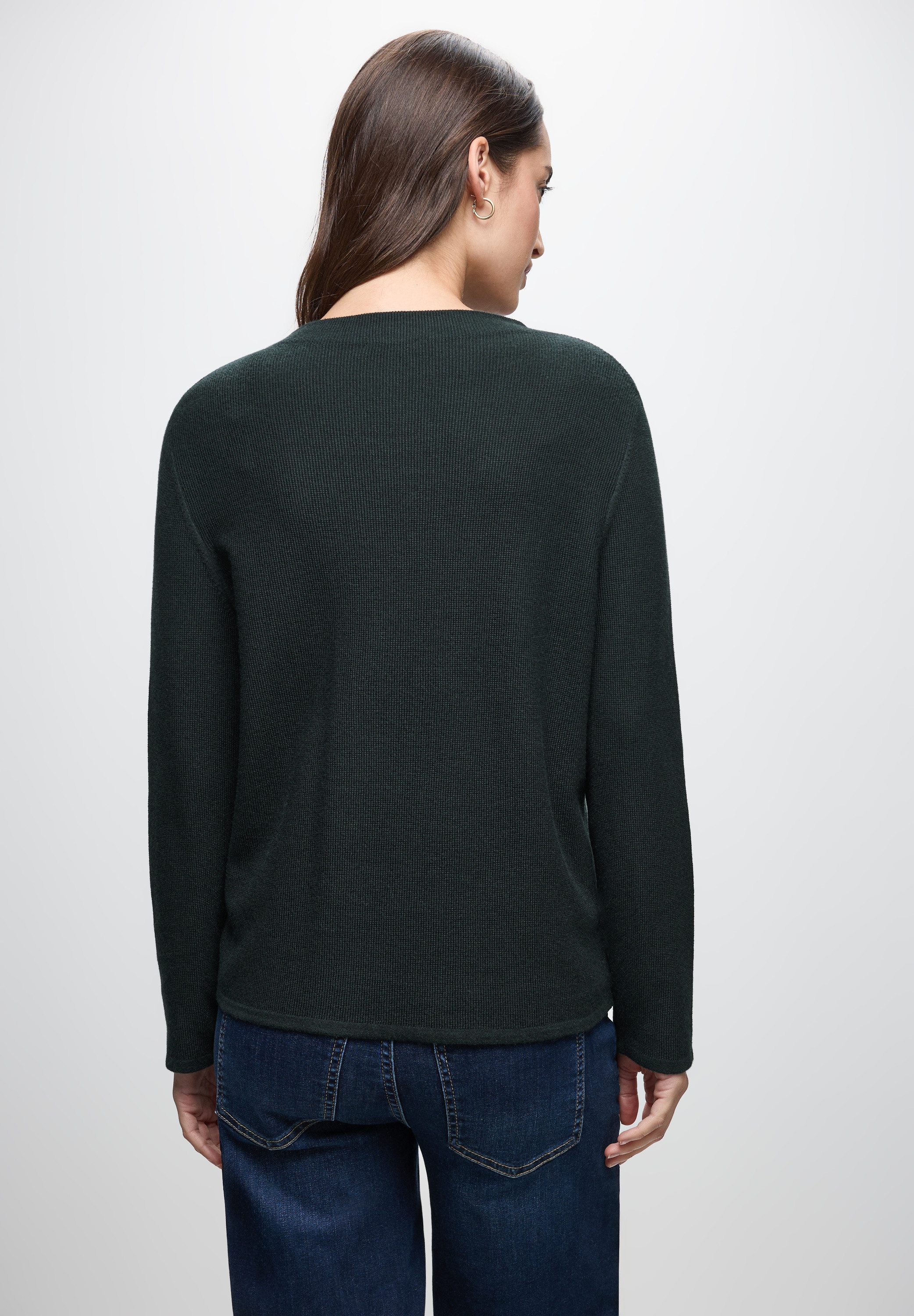 STREET ONE Strickpullover aus softem Materialmix günstig online kaufen