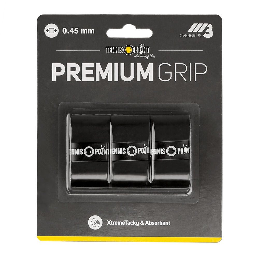 Griffband Premium Grip schwarz 3 Pack