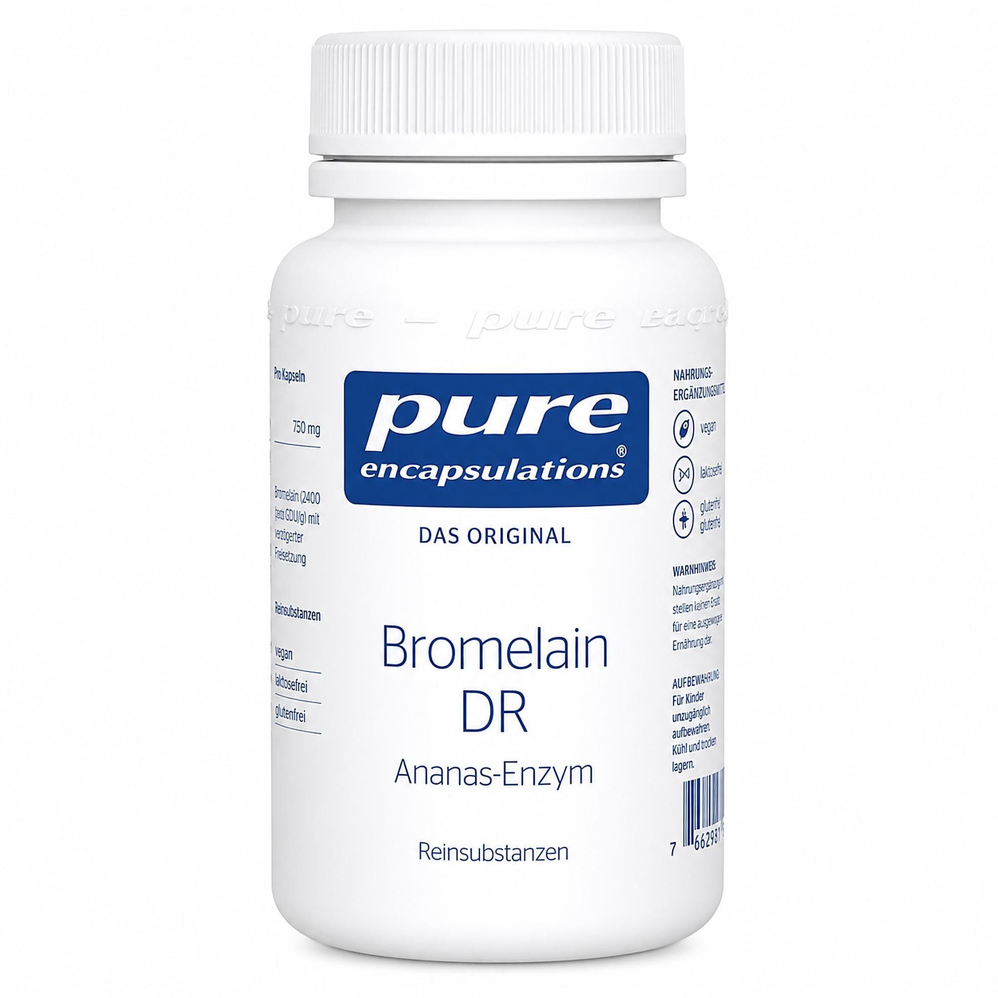 pro medico GmbH PURE ENCAPSULATIONS Bromelain DR Kapseln Kapseln
