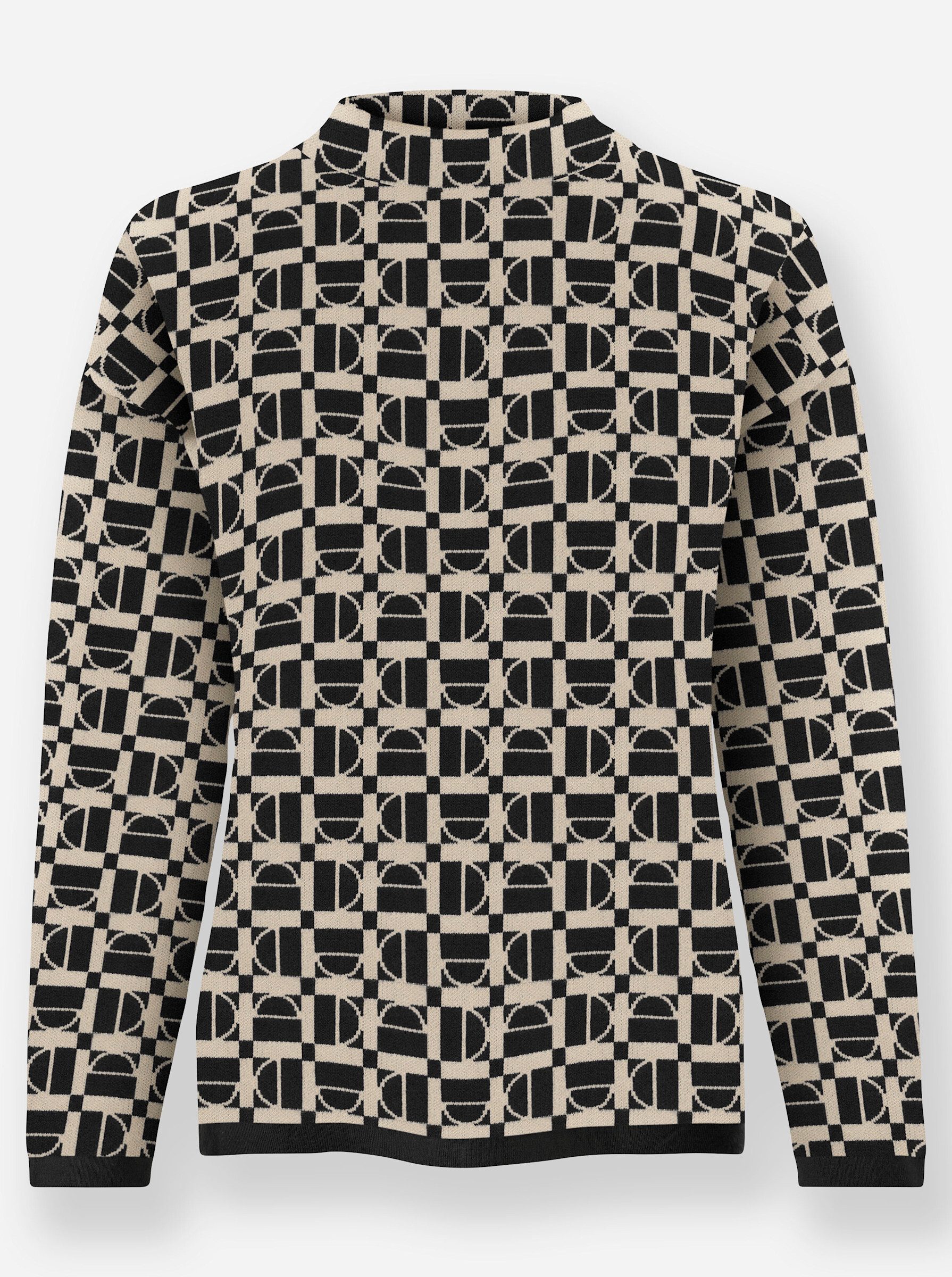 Strickpullover Jacquard-Pullover