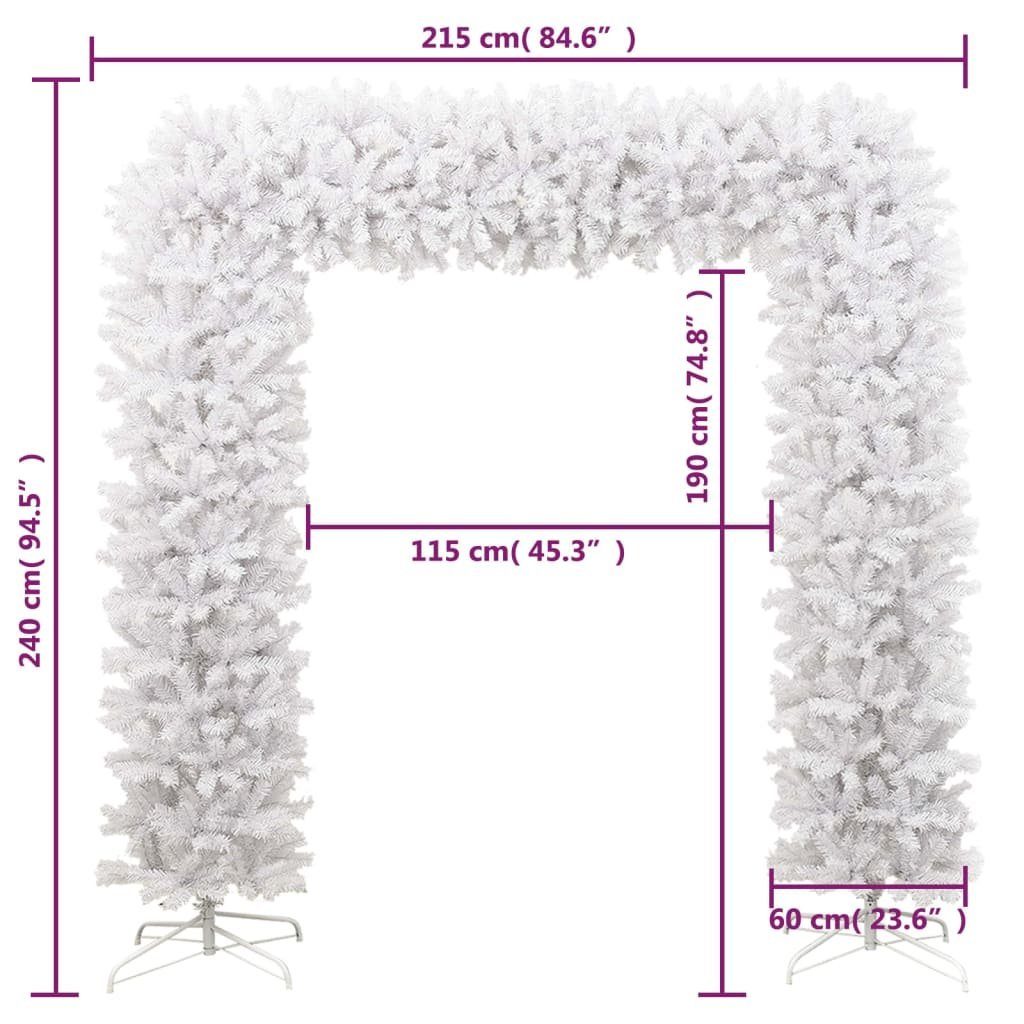 240 Weiß Weihnachtsbaum Künstlicher cm vidaXL Weihnachtsgirlande