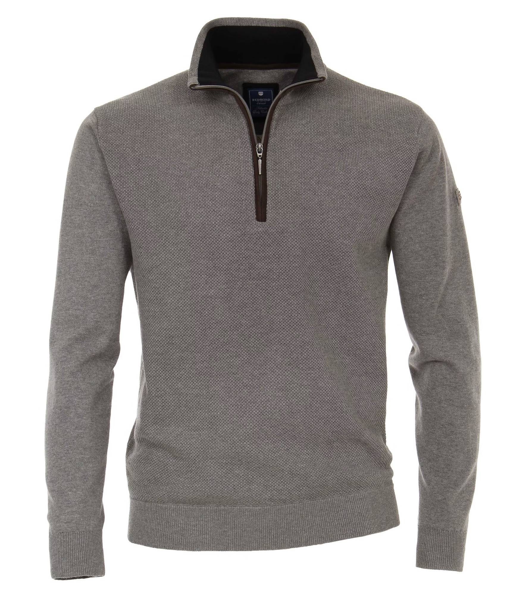 Redmond Troyer Sweatshirt Reißverschluss Grau(70)