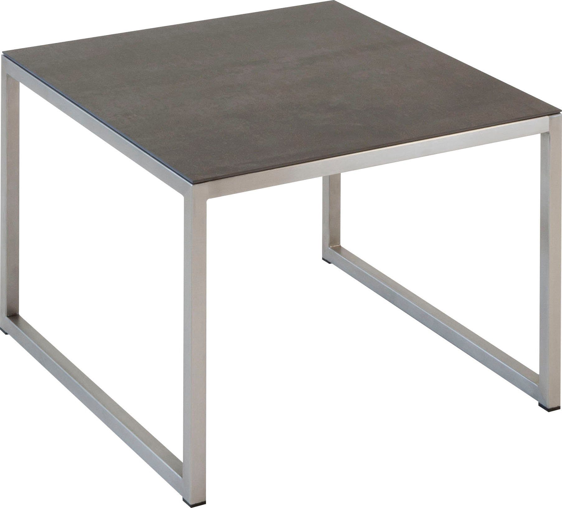 hochwertiger Beistelltisch, Möbel aus Tischplatte Keramik Henke