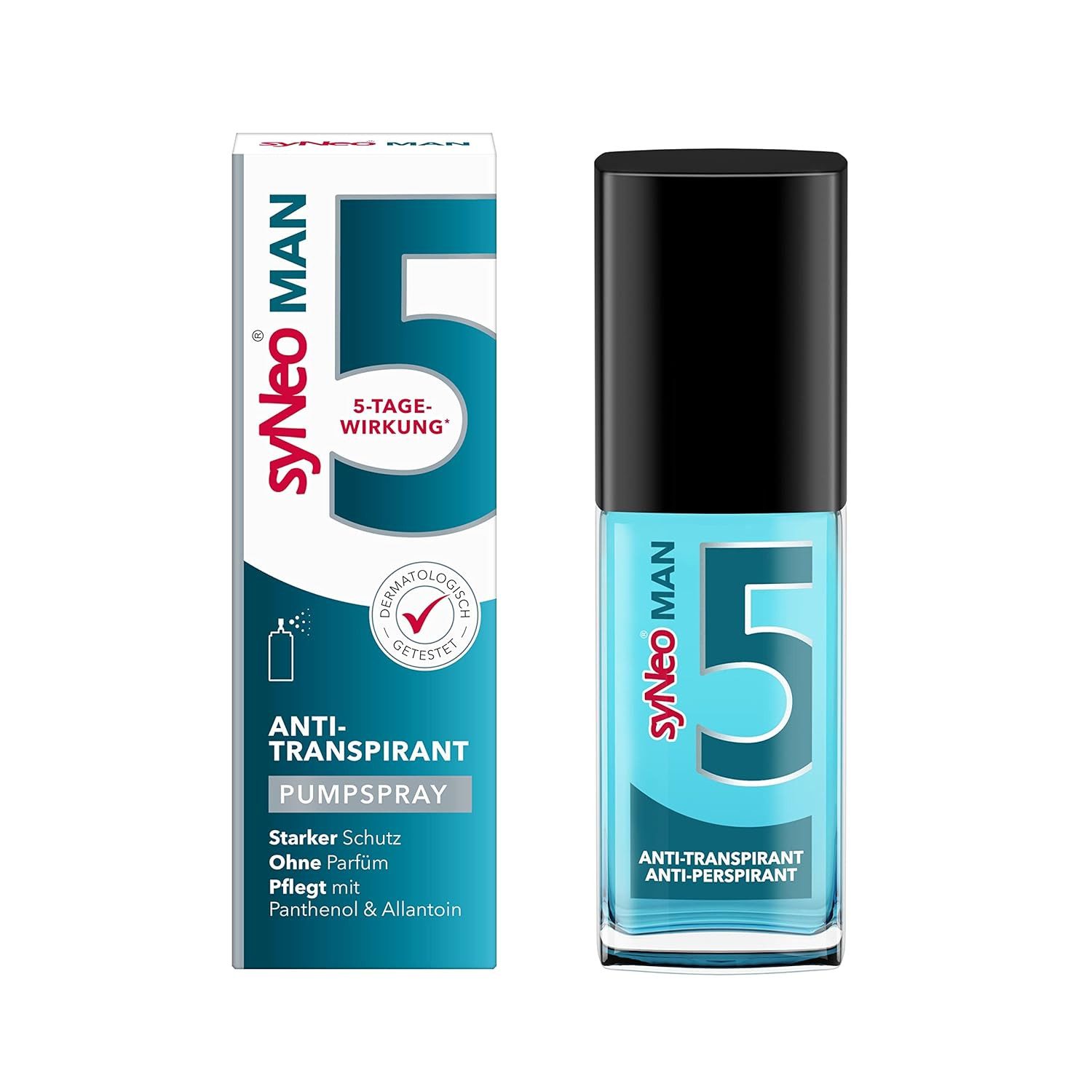 Deo-Spray syNeo 5 MAN Antitranspirant Spray gegen Schwitzen für Männer