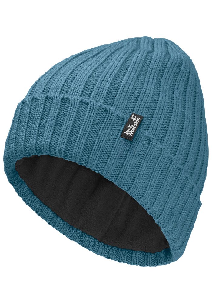 Jack Wolfskin Beanie RIB KNIT BEANIE Strickmütze, warm, winddicht