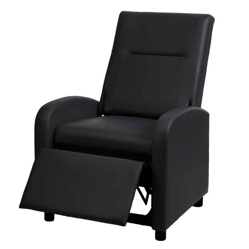 MCW TV-Sessel MCW-H18, Synchrone Verstellung der Rücken- und Fußlehne, Synchrone Verstellung der Rücken- und Fußlehne, Klappbare Rückenlehne