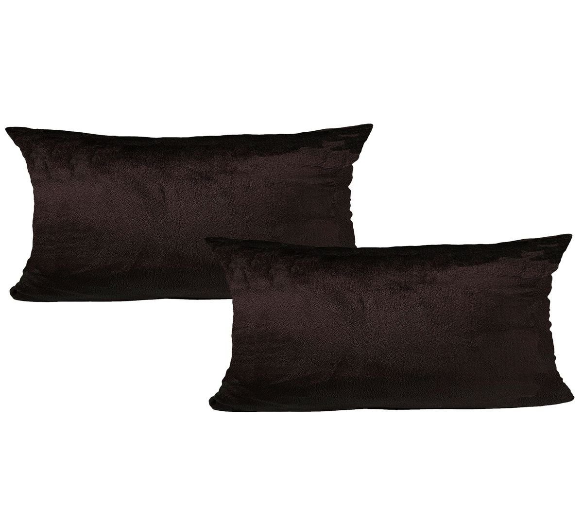 JACK Kissenbezüge 2er Set Kissenhülle Teddy Flausch Plüsch, (2 Stück), supe günstig online kaufen