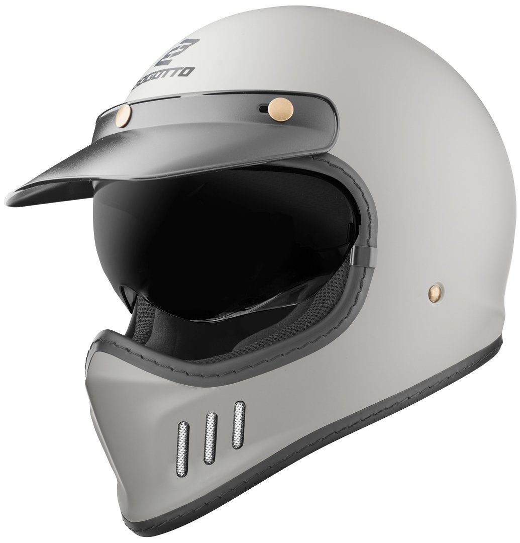 Bogotto Motocrosshelm FF980 Helm, Herausnehmbares Innenfutter,integriertes Sonnenvisier