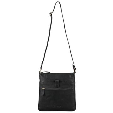 Benthill Umhängetasche Damen Echt Leder Shopper Handtasche Schultertasche Beutel Ledertasche, Schultergurt / Umhängegurt Reißverschlussfach