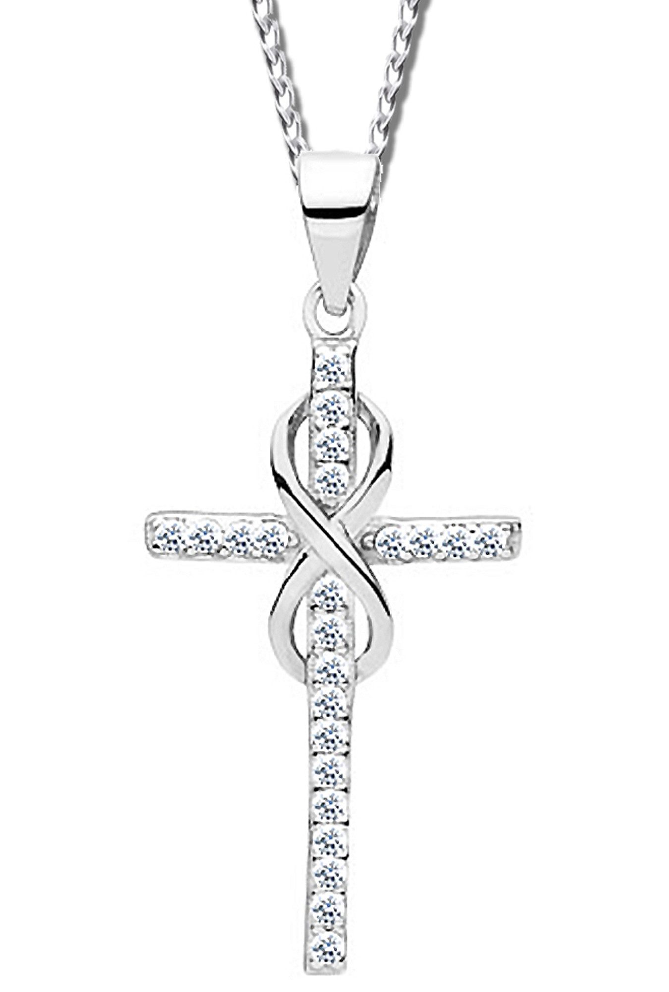 Limana Kreuzkette echt 925 Sterling Silber günstig online kaufen
