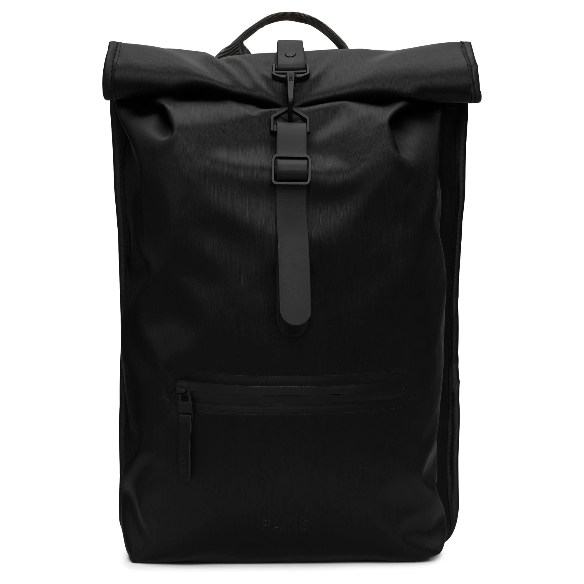 Rains Rucksack Rolltop - Rucksack 16" 48 cm (black grain) günstig online kaufen