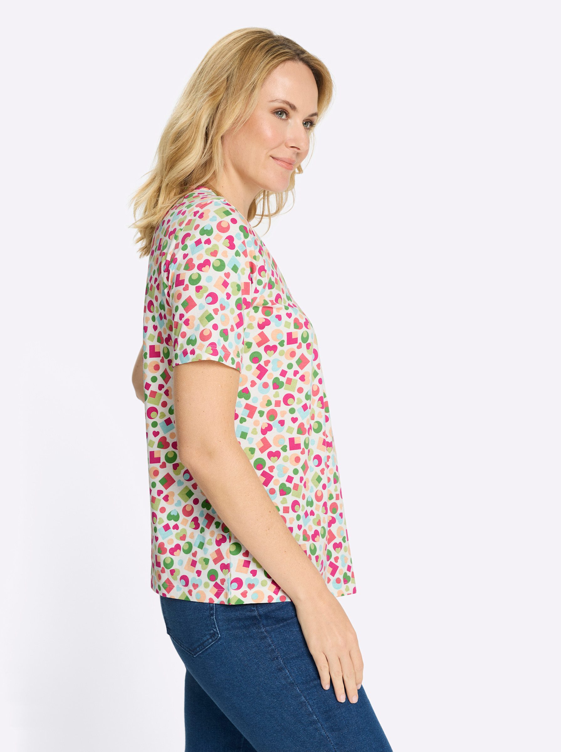 Sieh an! T-Shirt Kurzarmshirt .