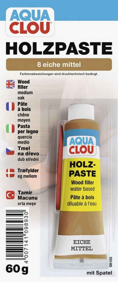 Aqua Clou Holzlack Clou Holzpaste 60 g eiche mittel