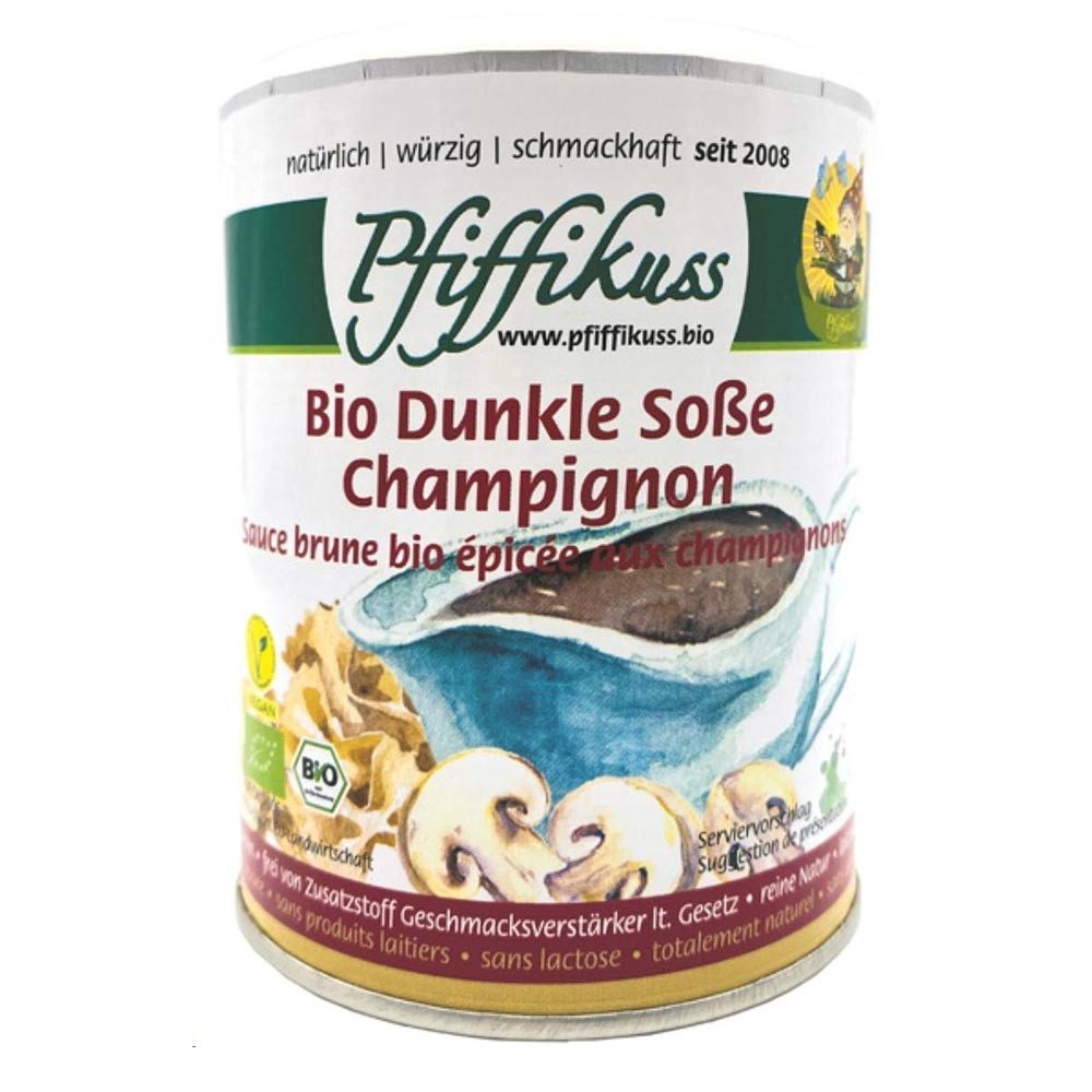 Pfiffikus Fertiggericht Dunkle Soße - Champignon Dose 125g