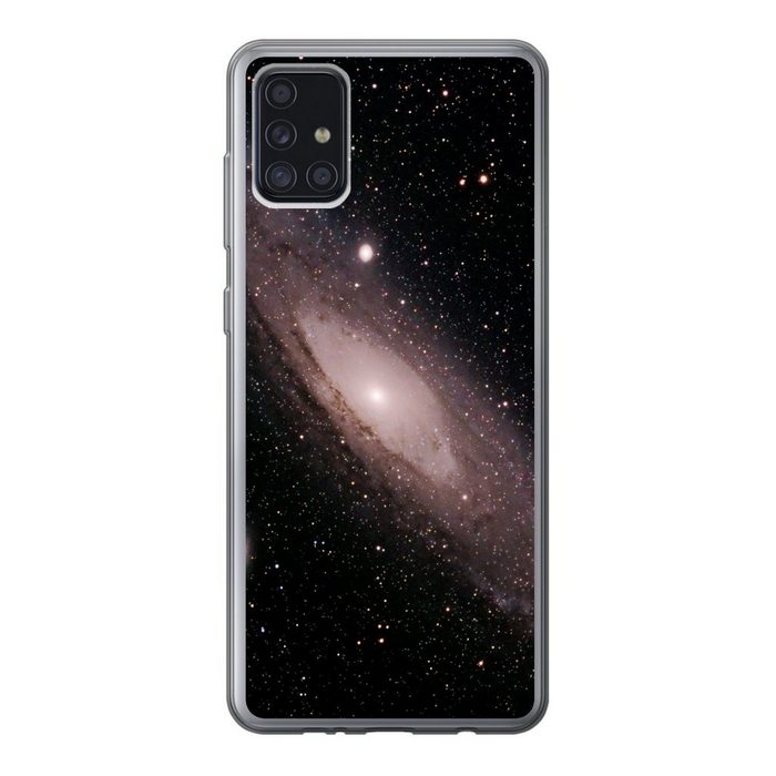 MuchoWow Handyhülle Die Milchstraße am Sternenhimmel Handyhülle Samsung Galaxy A52 5G Smartphone-Bumper Print Handy