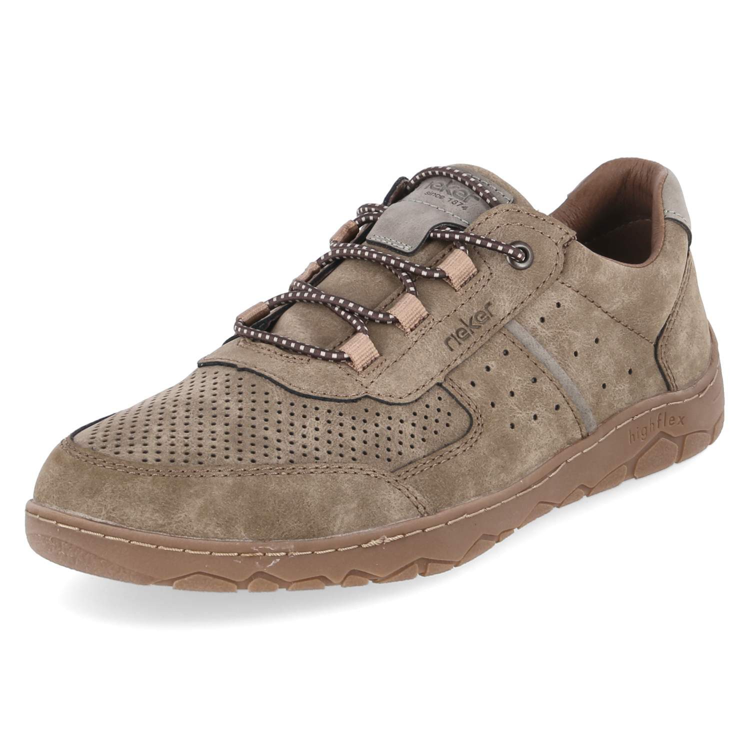 Rieker Rieker 08351-64 Herren Synthetik beige Schnürschuh