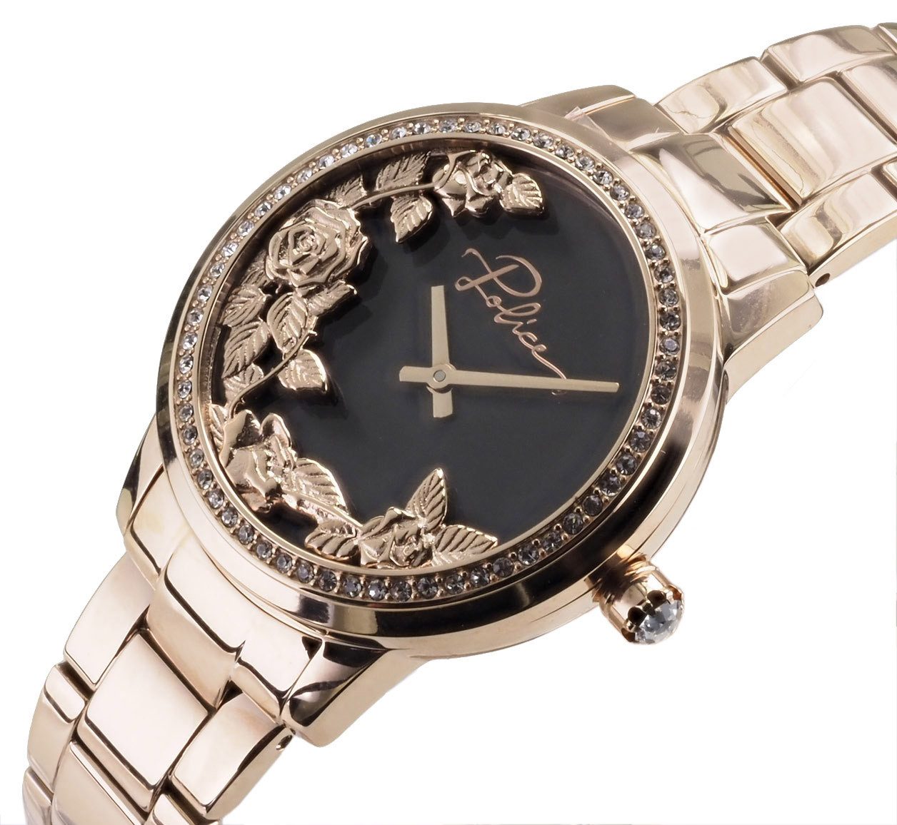 Police Quarzuhr 34 mm Ø Damen Uhr PEWLG2202204, extravagantes Zifferblattdesign