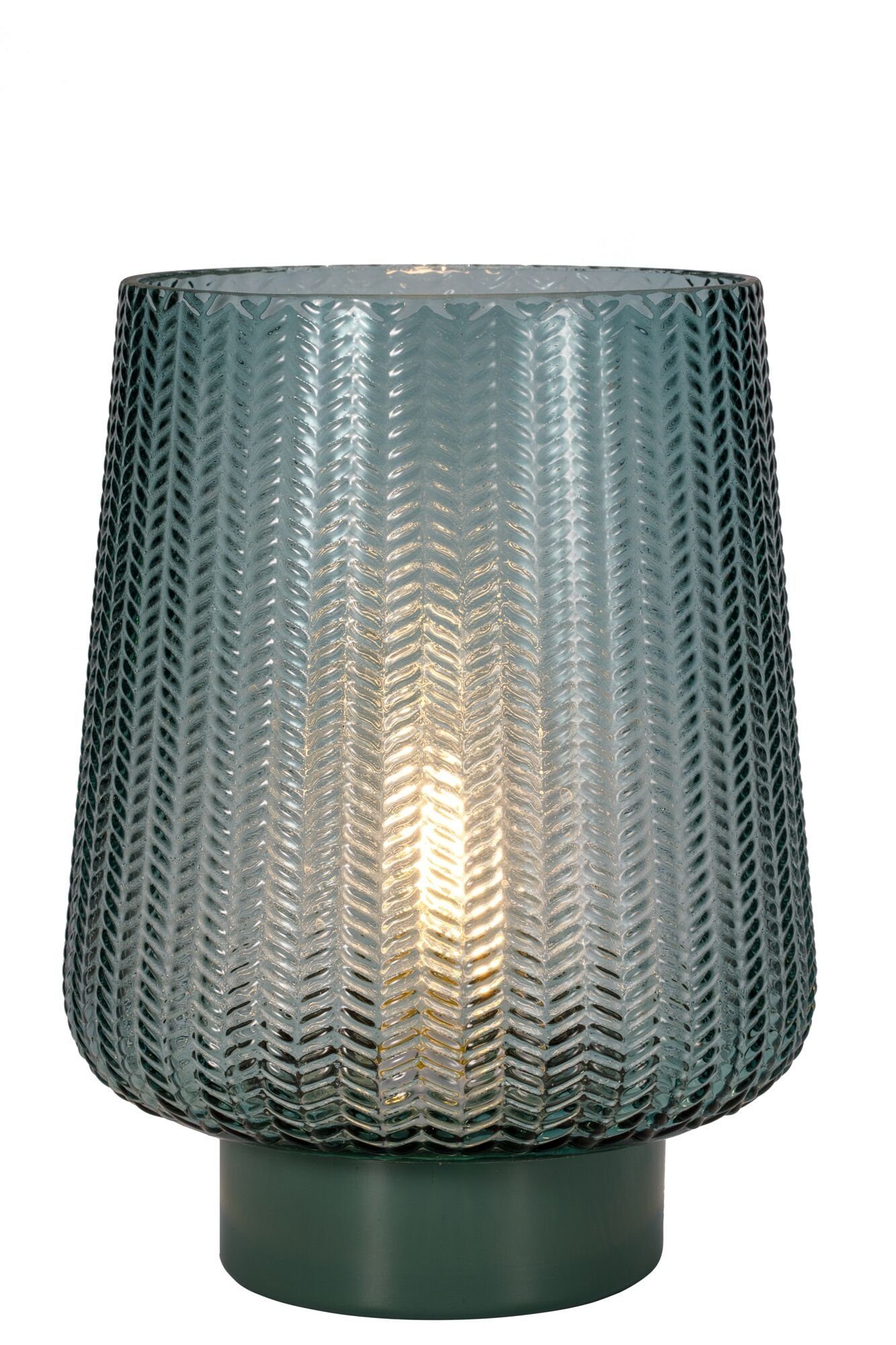 Pauleen LED Tischleuchte Pretty Glamour mobile Türkis, Leuchtmittel wechselbar, Warmweiß, E27, Timer Batterie
