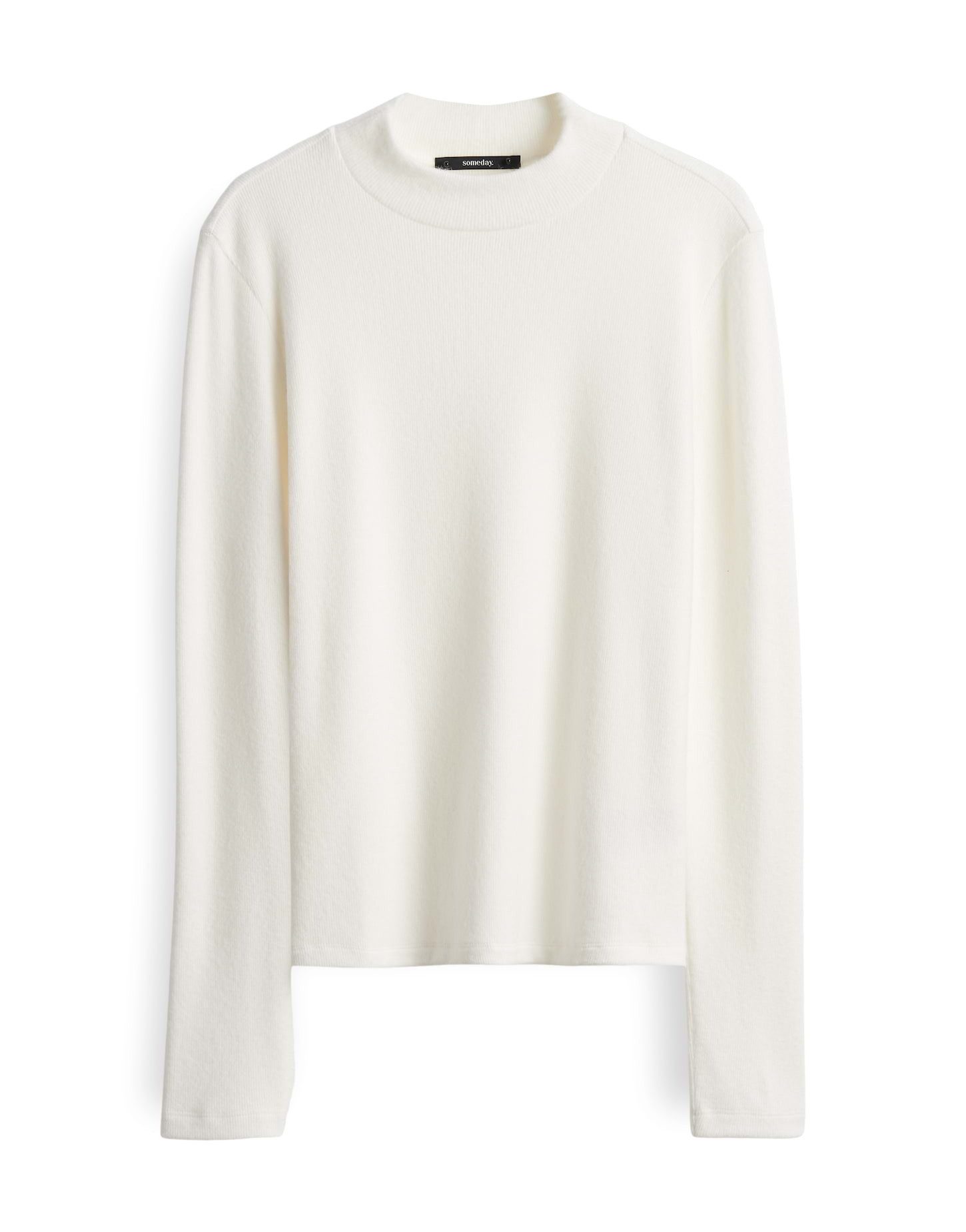 someday Longsleeve KOSIE DETAIL mit feiner Rippstruktur Slim Longsleeve mit feiner Rippstruktur, schmale Passform