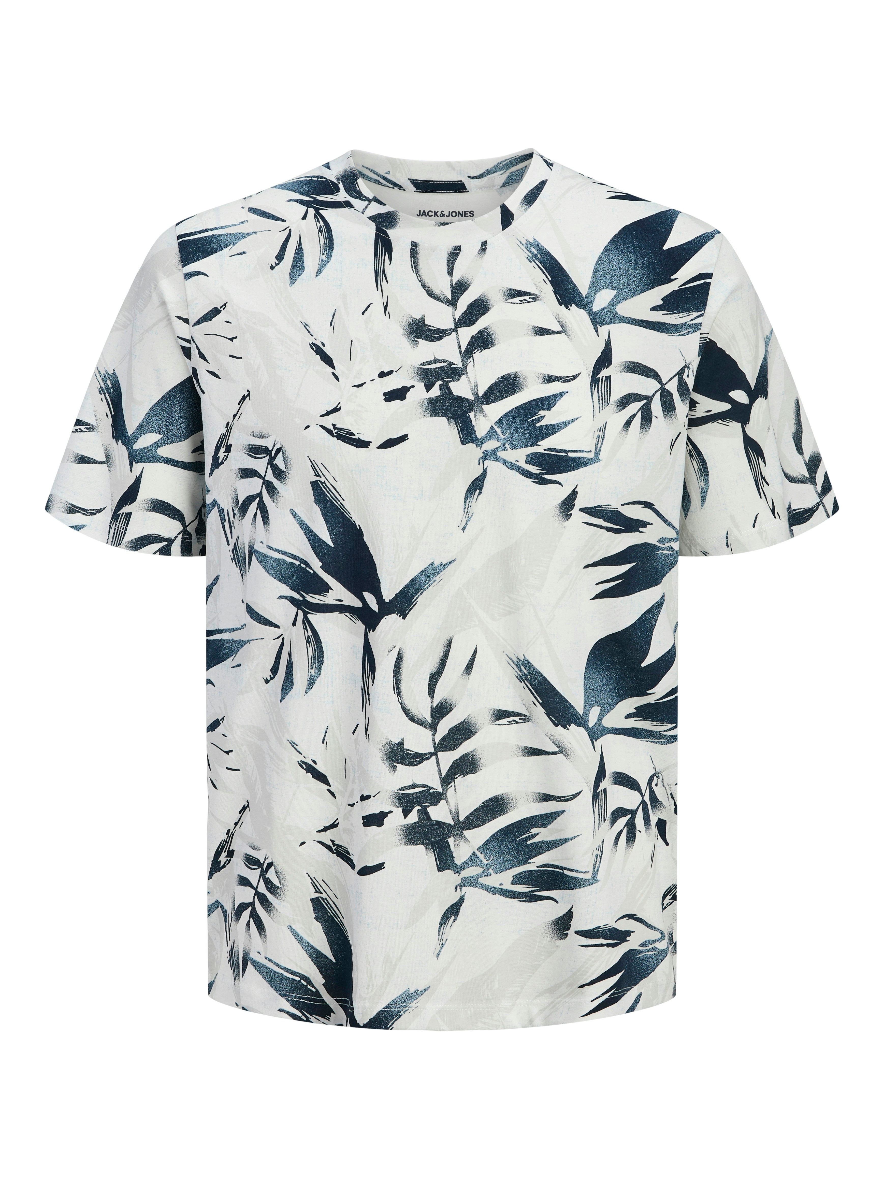 Rundhalsshirt JJHONOLULU AOP TEE SS CREW NECK