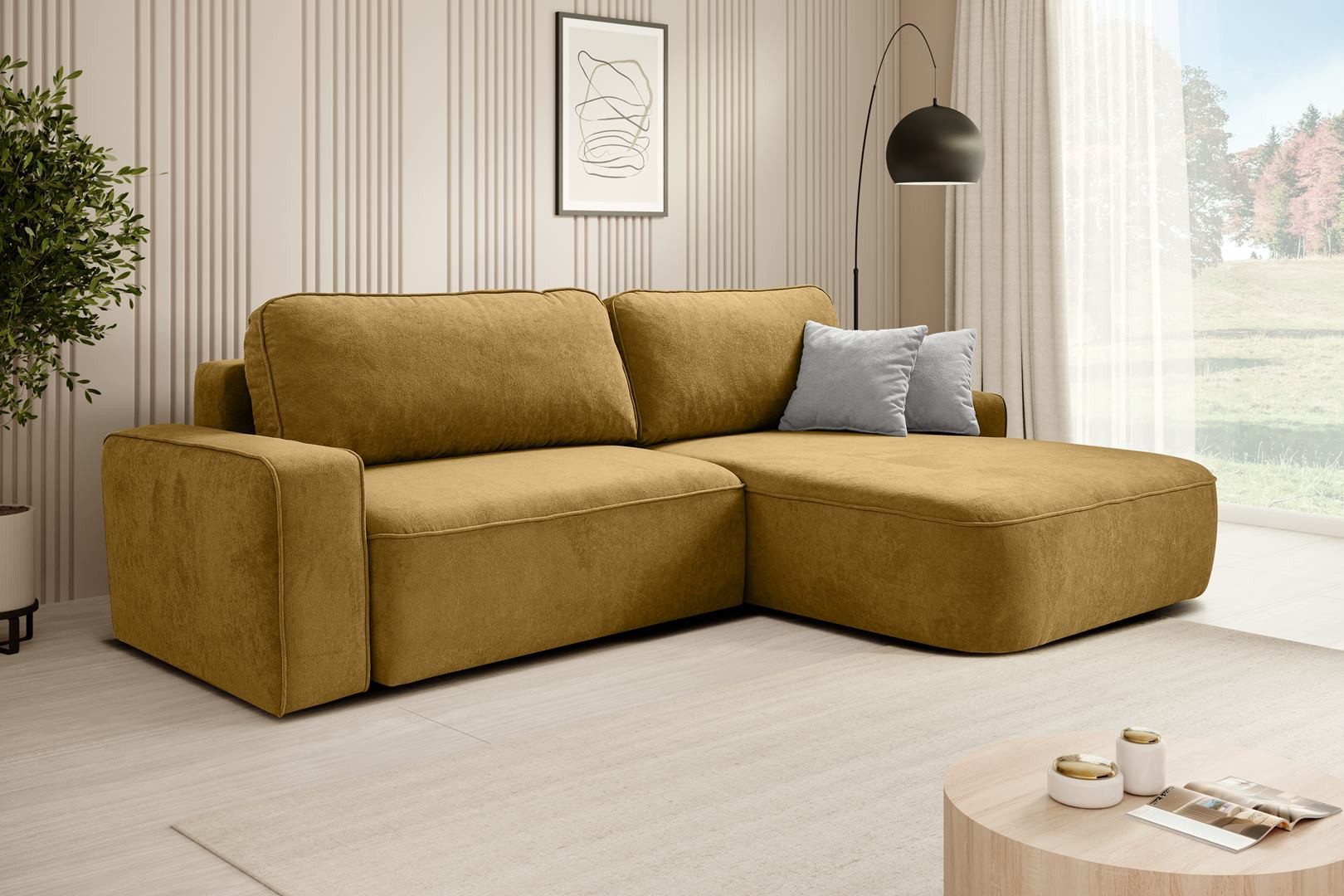 Beautysofa Ecksofa TORRE, mit Schlaffunktion, mit günstig online kaufen